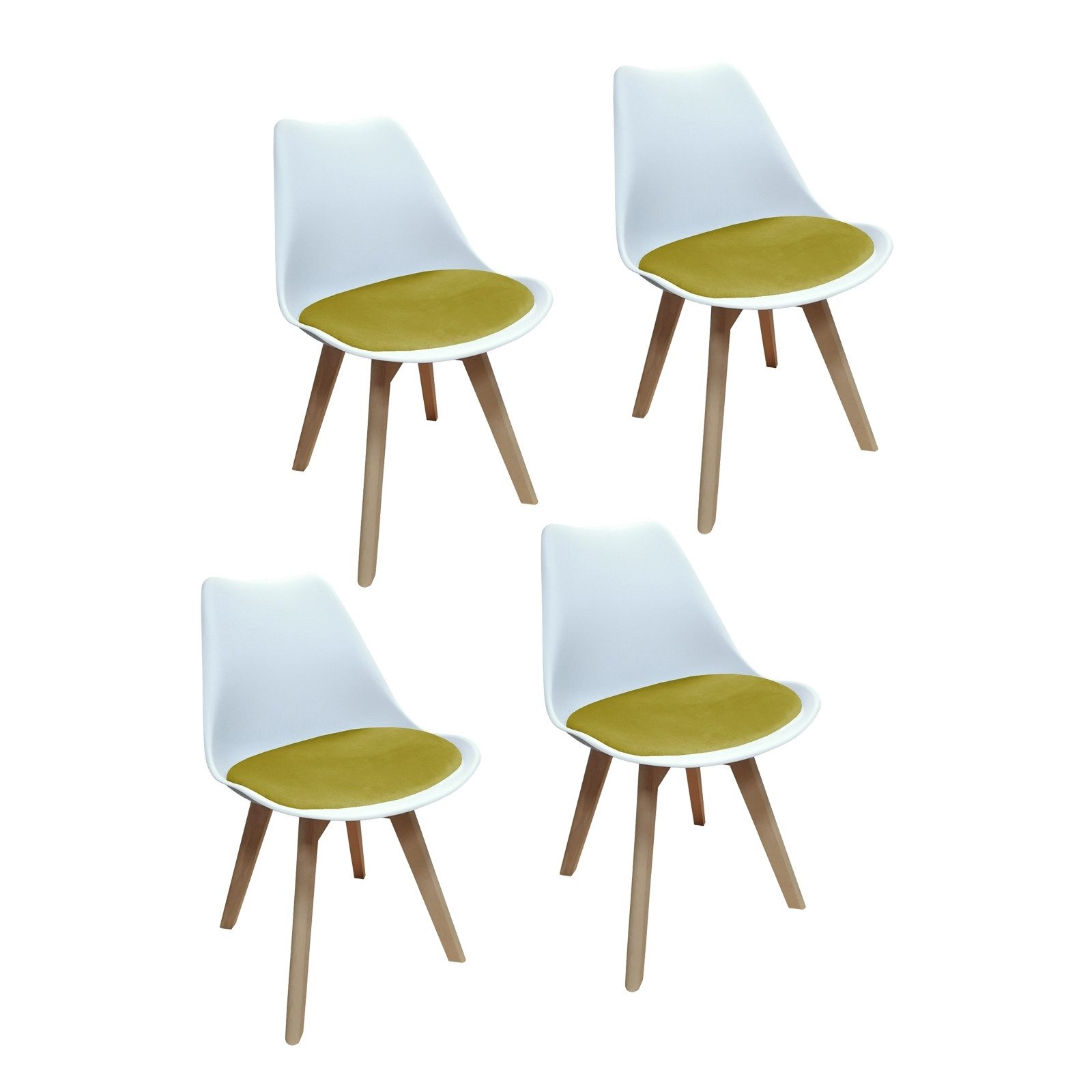 HTI-Living 4-Fußstuhl 4er Set Stühle Atlanta günstig online kaufen
