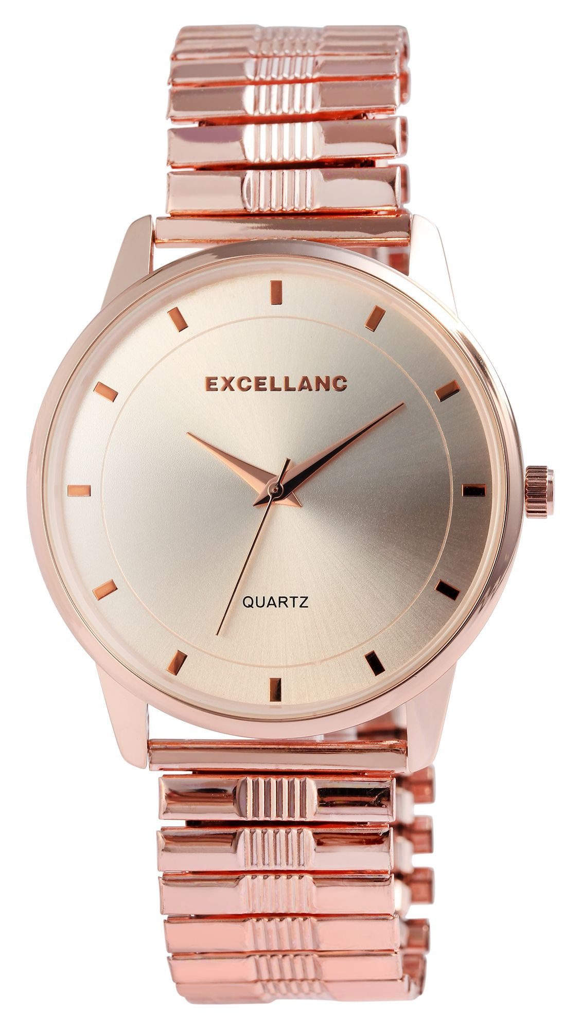 EXCELLANC Quarzuhr Saki, Mineralglas, Herrenuhr Edelstahl