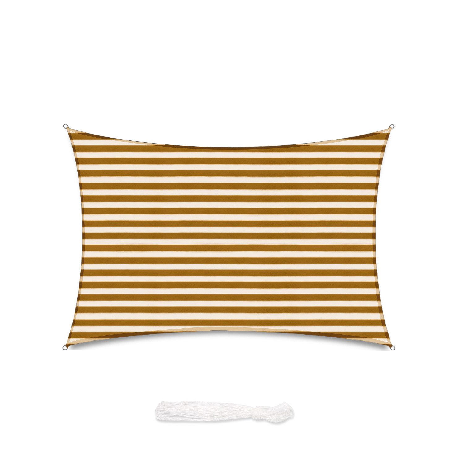 Sekey Sonnensegel Sonnensegel HDPE Sonnenschutzsegel mit Seilen, UV-Schutz