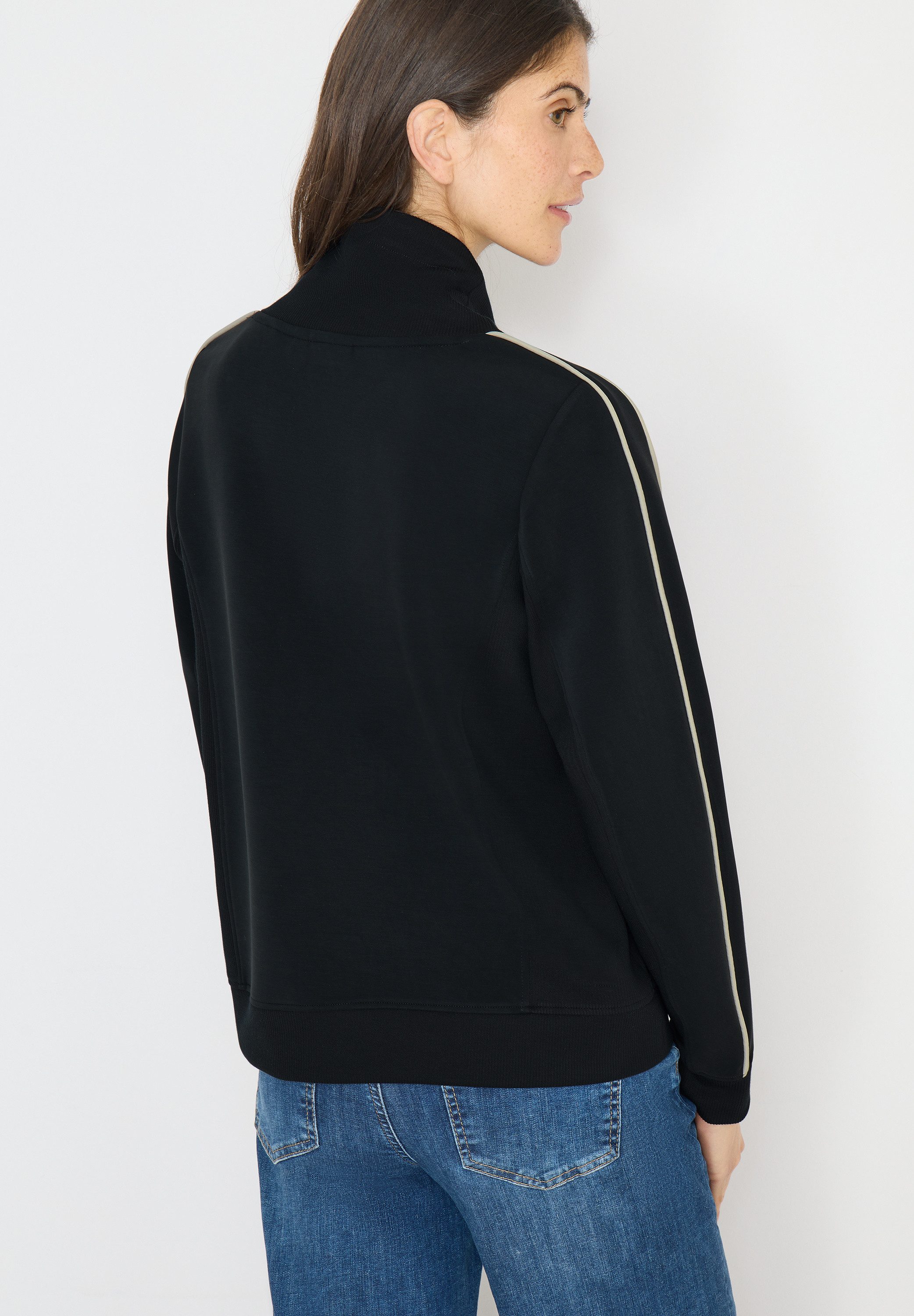 CECIL Sweatshirt Langarm mit Tapedetails