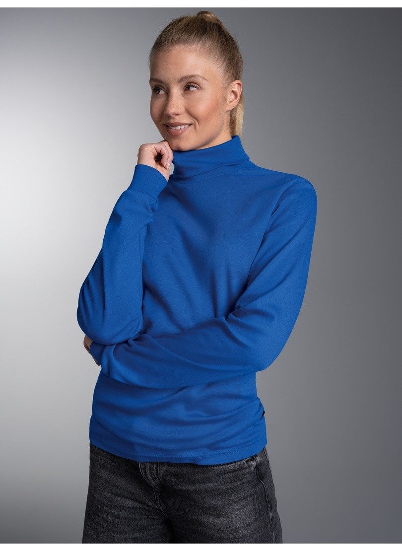 Trigema Rollkragenshirt TRIGEMA Langarm Ski- und Sport-Rollkragenpullover (1-tlg)