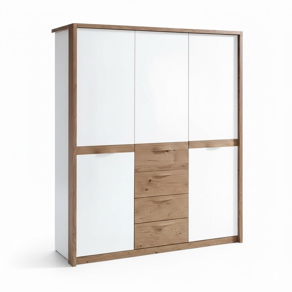 JVmoebel Garderobenschrank Klassische Schränke Schrank Kleiderschrank Holzschrank Sofort Made in Europa
