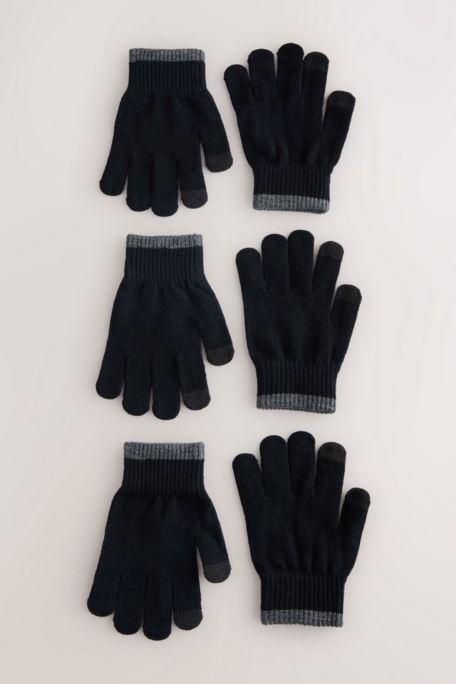 Next Strickhandschuhe Zauberhandschuhe 3er-Pack (3-St)