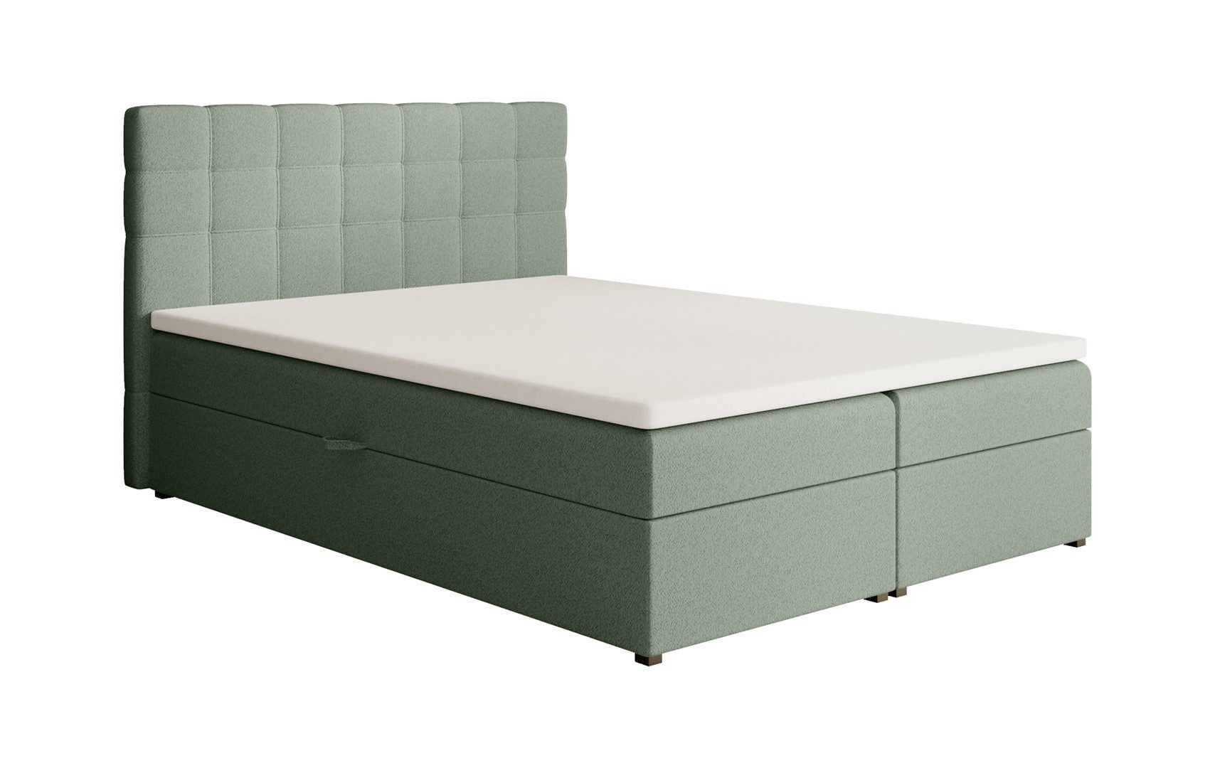 Beautysofa Boxspringbett Kontinentales mit Bettkasten TOPIQ günstig online kaufen