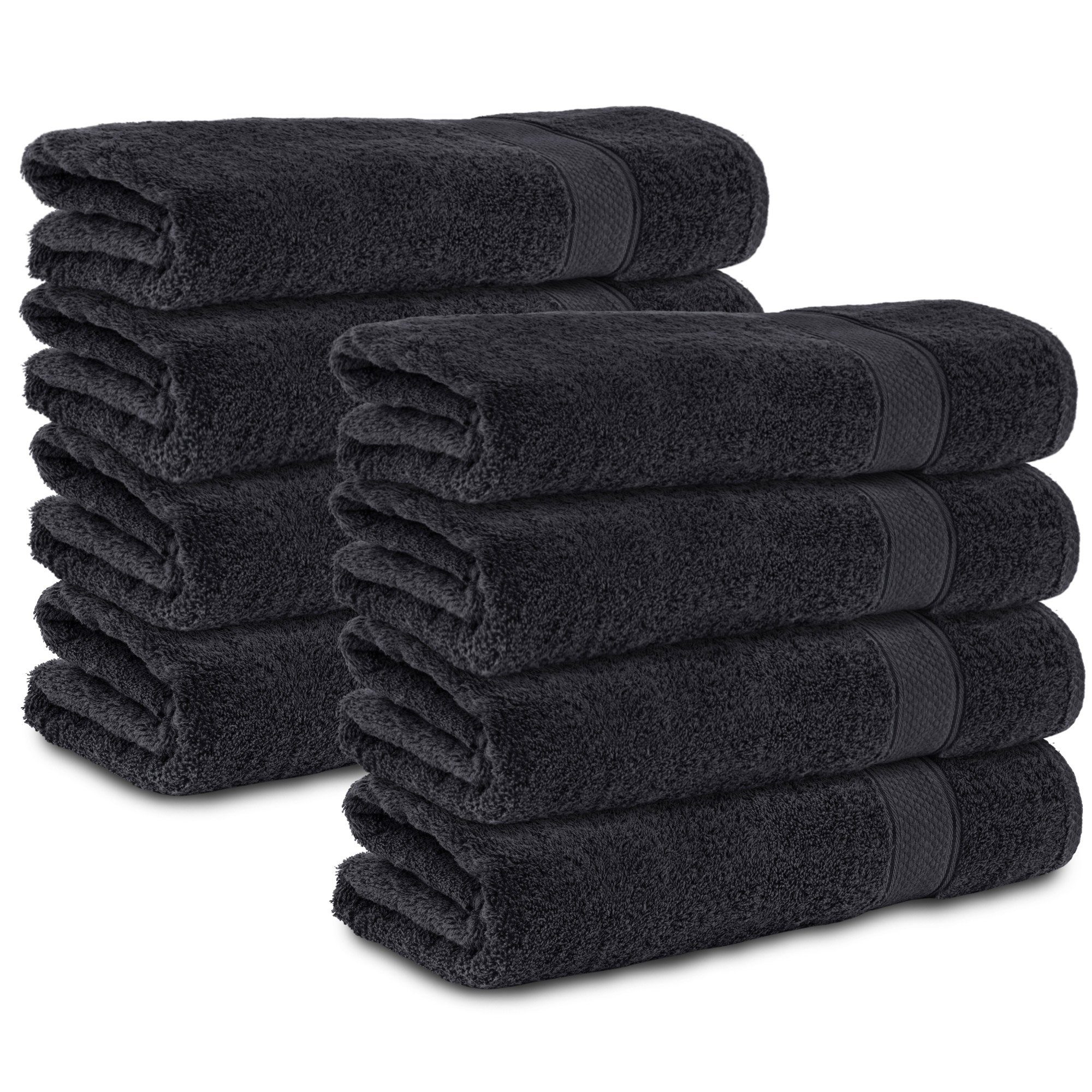 Komfortec Handtuch Set 50x100 cm aus 100 % Baumwolle, Frottee (Packung, 8-St), Полотенца Set, Weich, Towel
