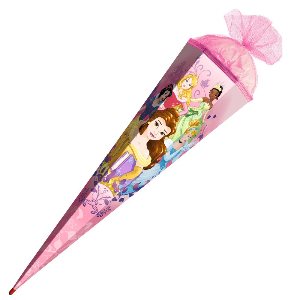 Schultüte Roth Schultüte Disney Princess eckig Schutzspitze Tüllverschluss 85cm