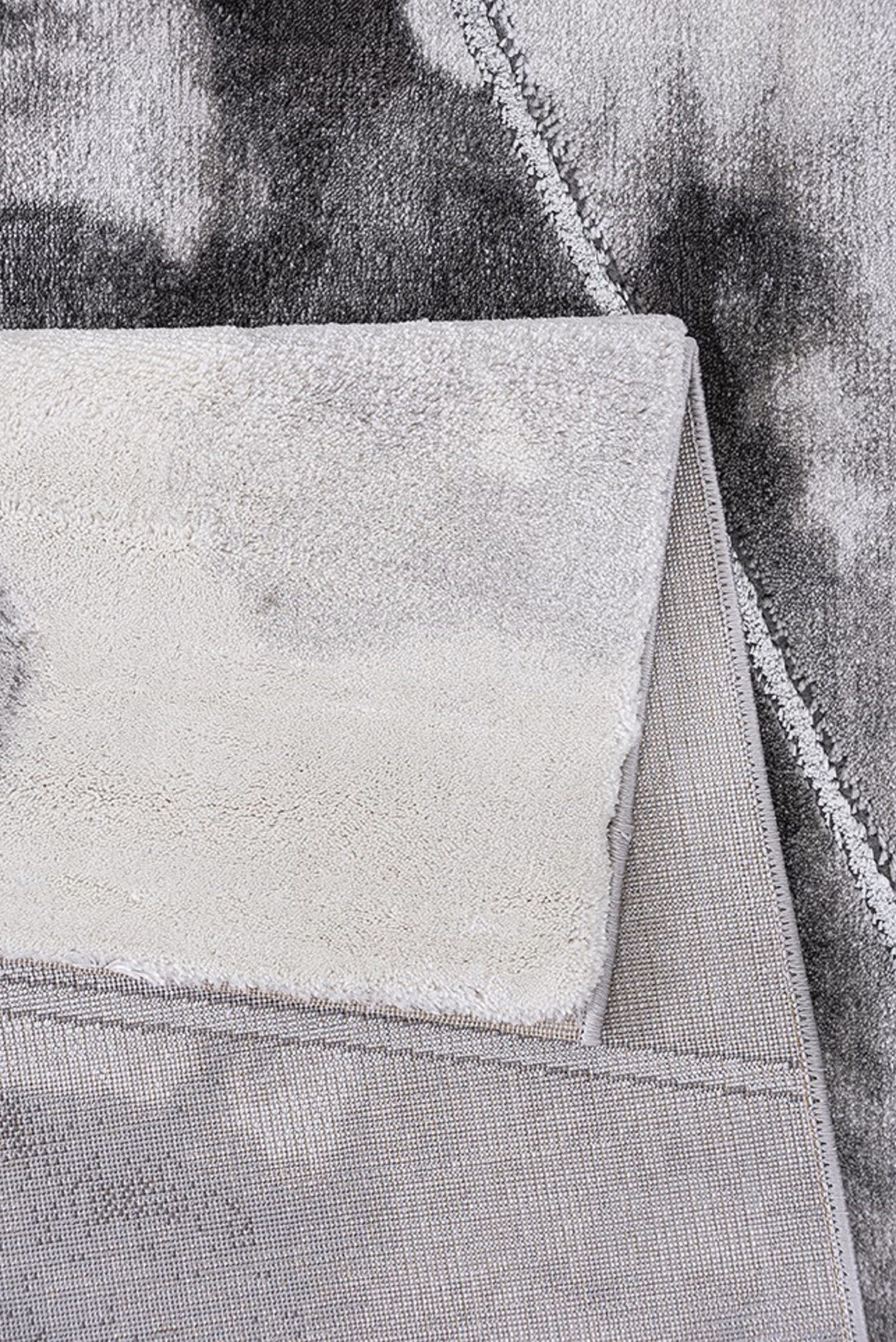 Teppich Topkapi 210, silberfarben/grau rechteckig, Optik 12 Höhe: mm, Marmor Festival, Kurzflor