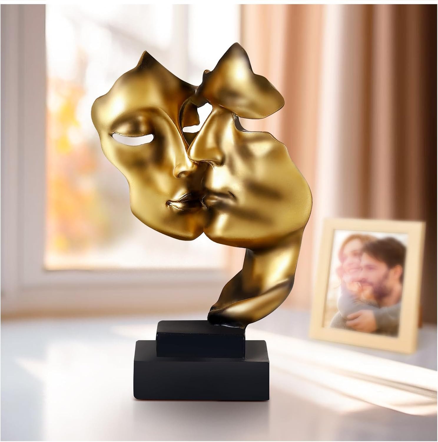 LIANNA Dekofigur Dekofigur Skulptur Deko Abstrakte Kunst Statue Dekoration (Set, 3 St., Wohnzimmer Büro Bar Café Eingang Statuen Und Skulpturen), Wohnzimmer Büro Bar Café Eingang Statuen Und Skulpturen