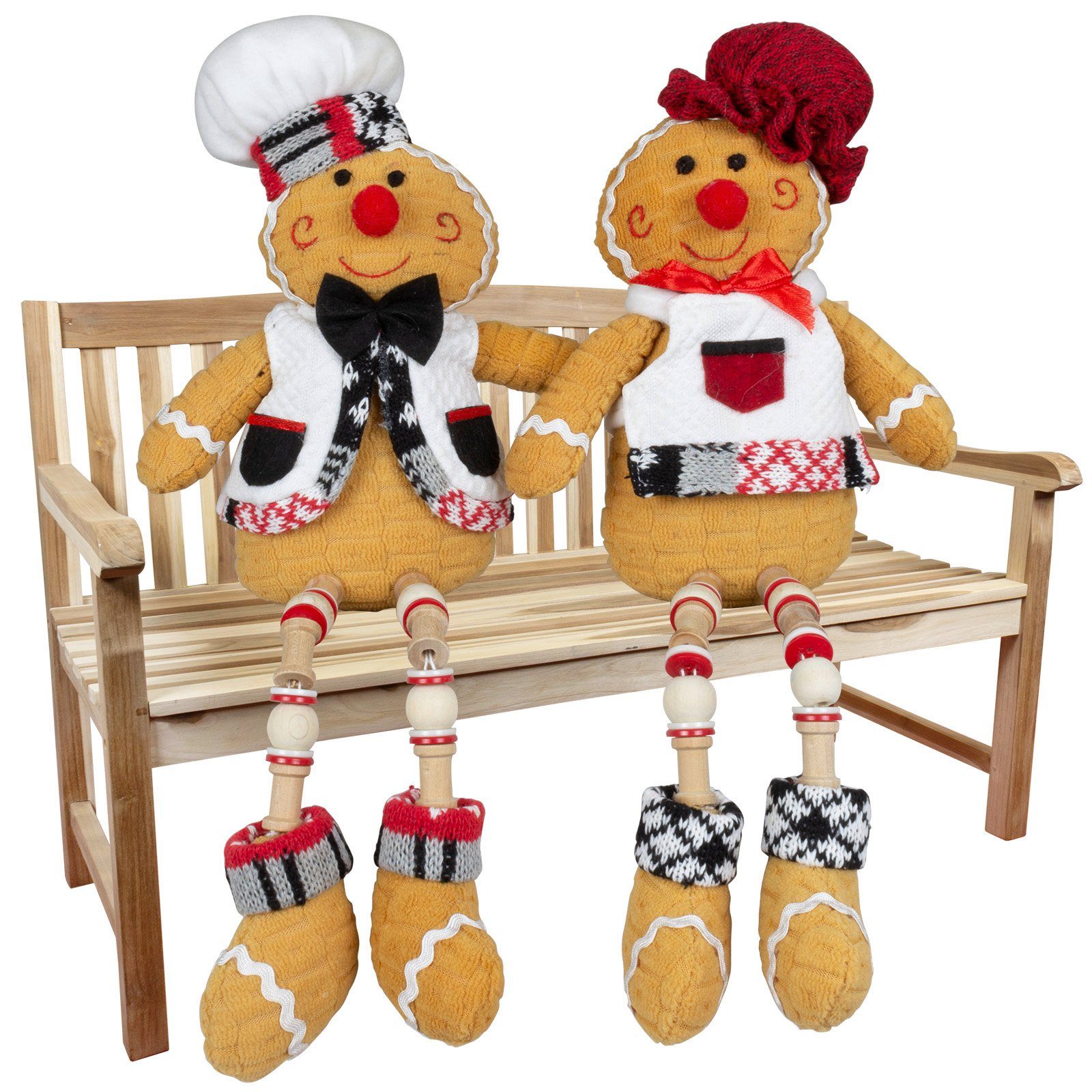 Christmas Paradise Weihnachtsfigur Lebkuchenmann 18cm (36cm) Kantenhocker, günstig online kaufen