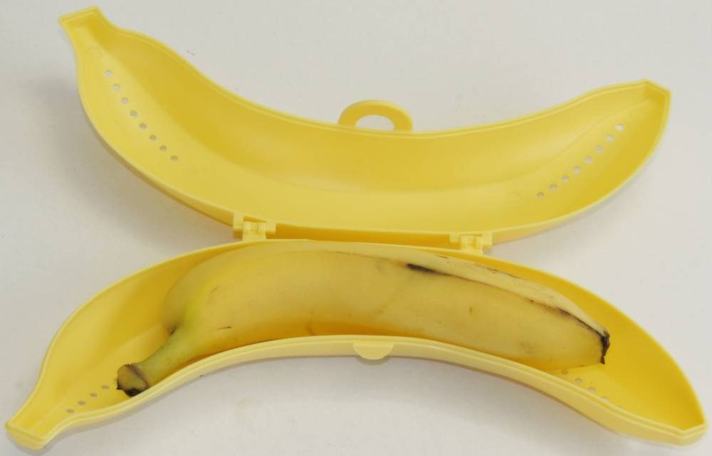 FACKELMANN Aufbewahrungsbox Fackelmann Bananentresor 25 x 7 cm – Bild 4 von 5