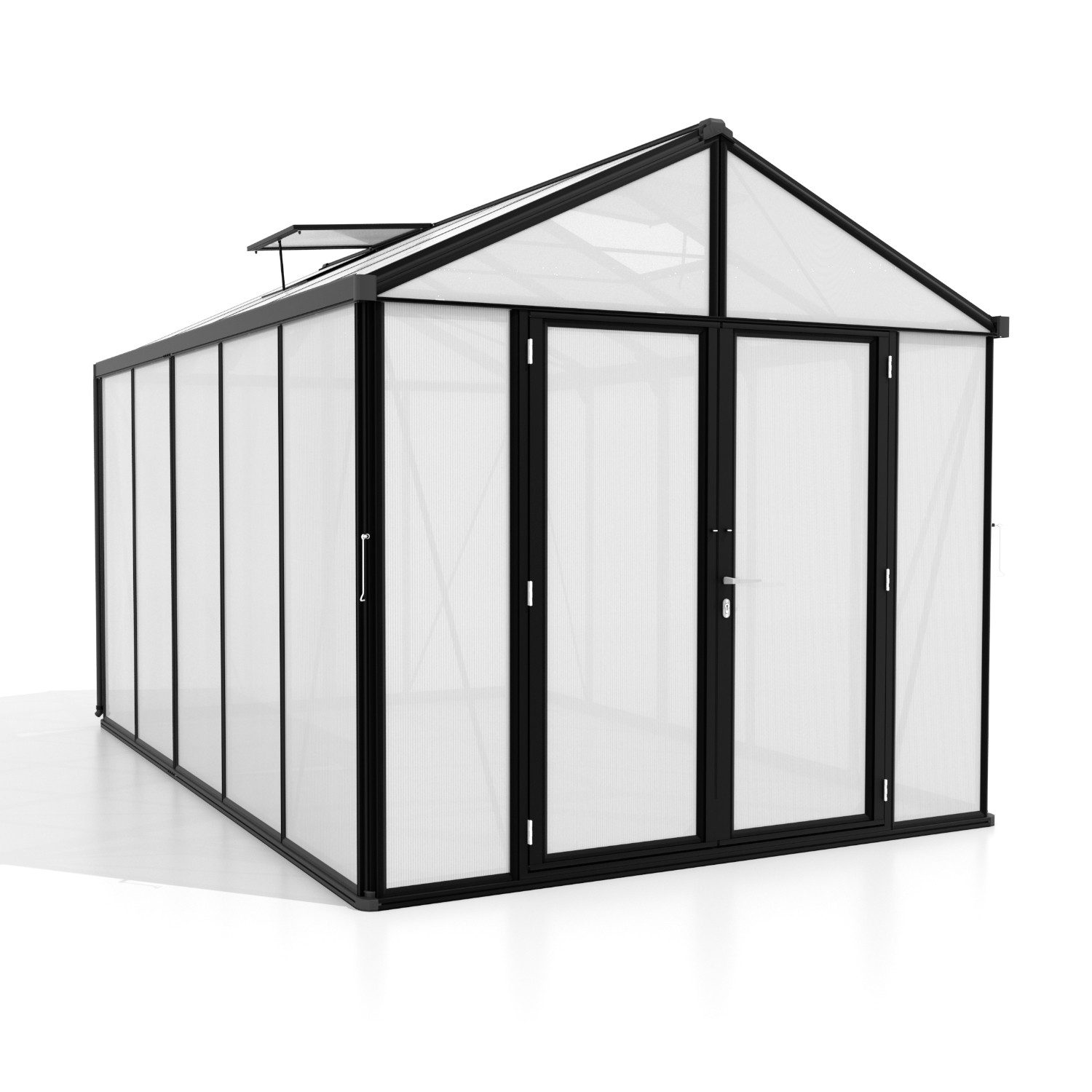 Vitavia Gewächshaus Zeus Comfort 10000, 16,00 mm Wandstärke schwarz | Rabatt: 28%