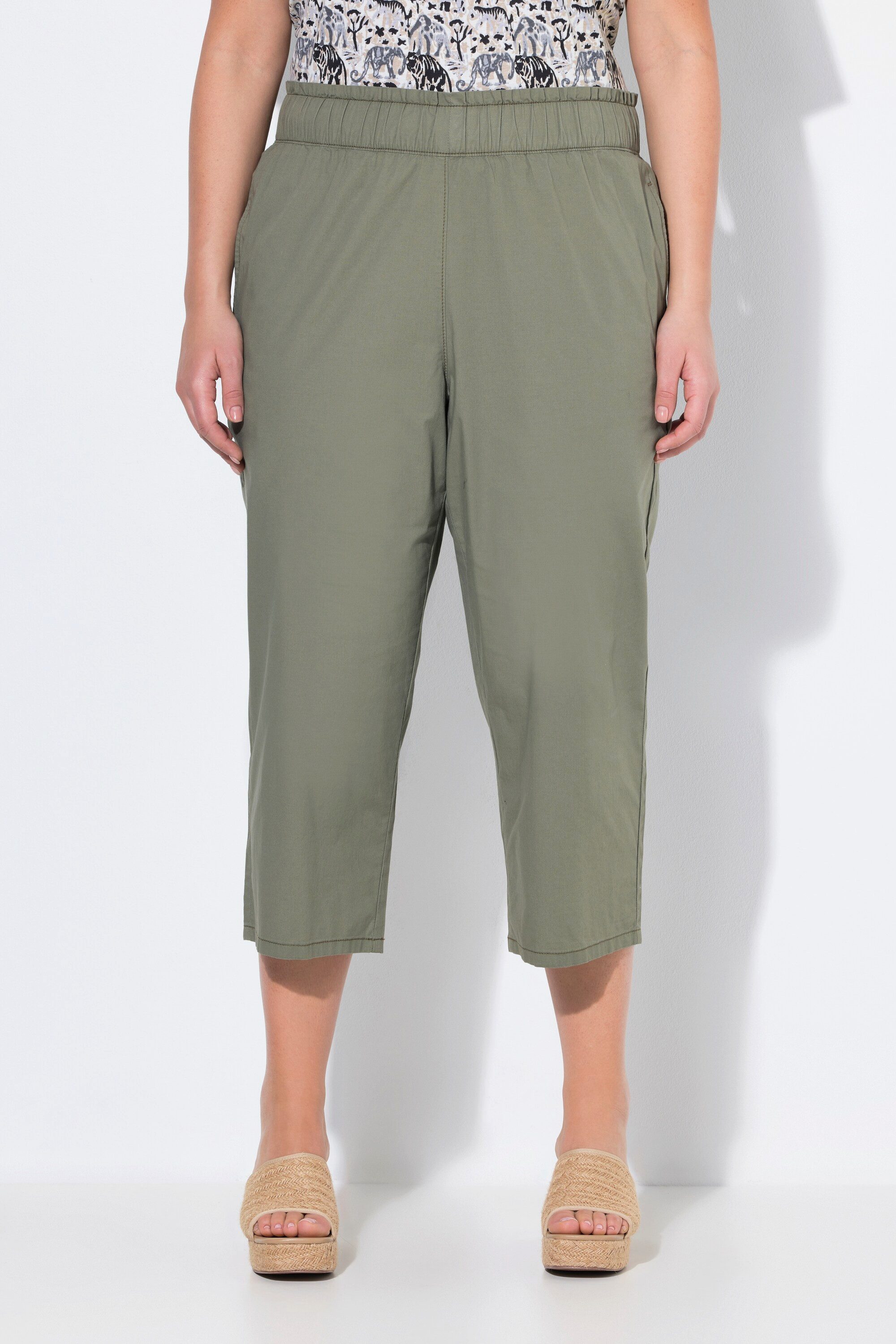 Ulla Popken Schlupfhose Culotte Rose weites günstig online kaufen