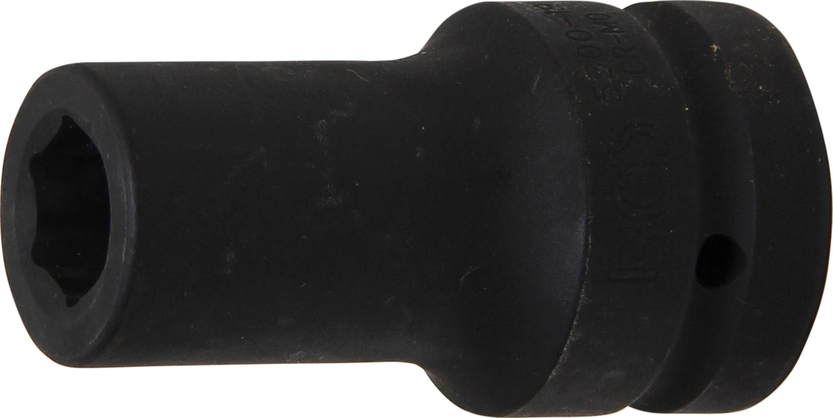 BGS technic Steckschlüssel Kraft-Steckschlüssel-Einsatz Sechskant, tief, Antrieb Innenvierkant 25 mm (1), SW 19 mm
