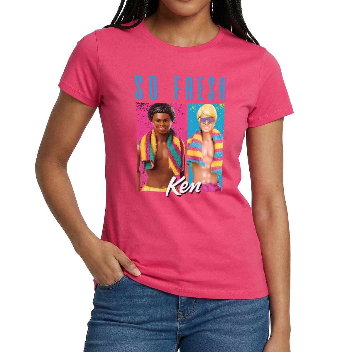 T-Shirt Barbie Ken So Fresh Beach Strand Frauen T-Shirt