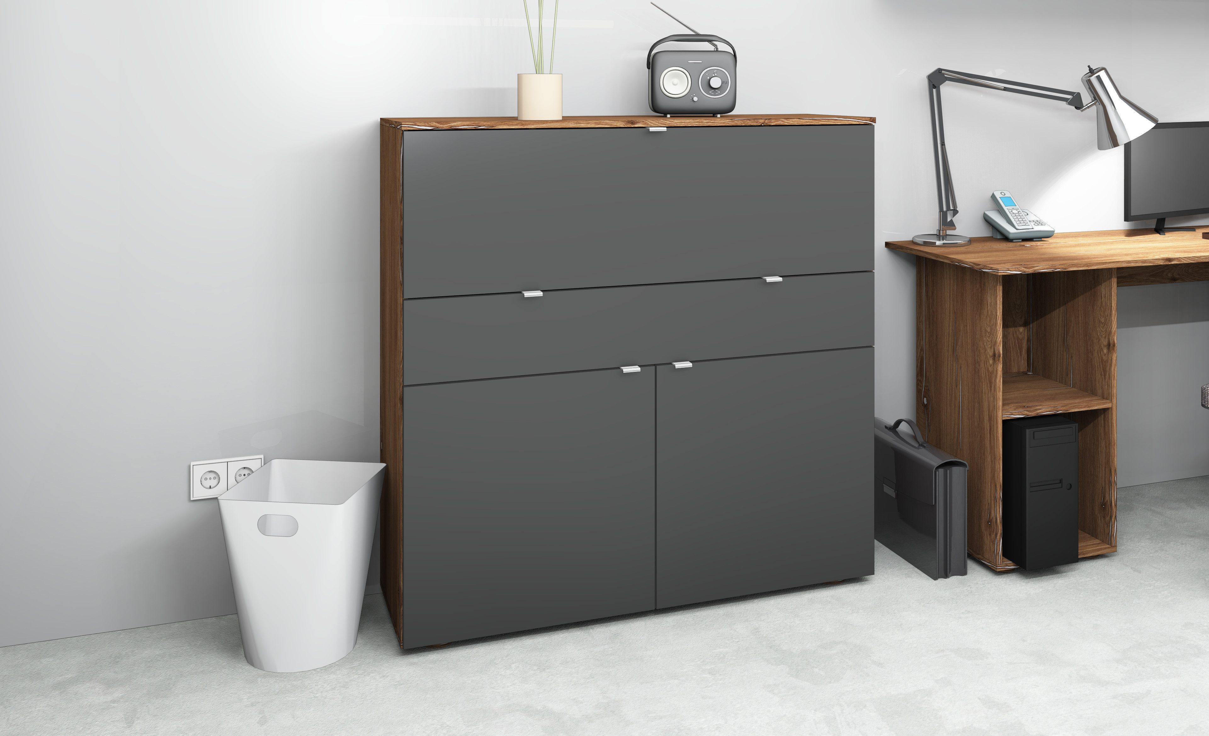 borchardt Möbel Sekretär Dolly, platzsparend, Home-Office-Schreibtisch, Bre günstig online kaufen