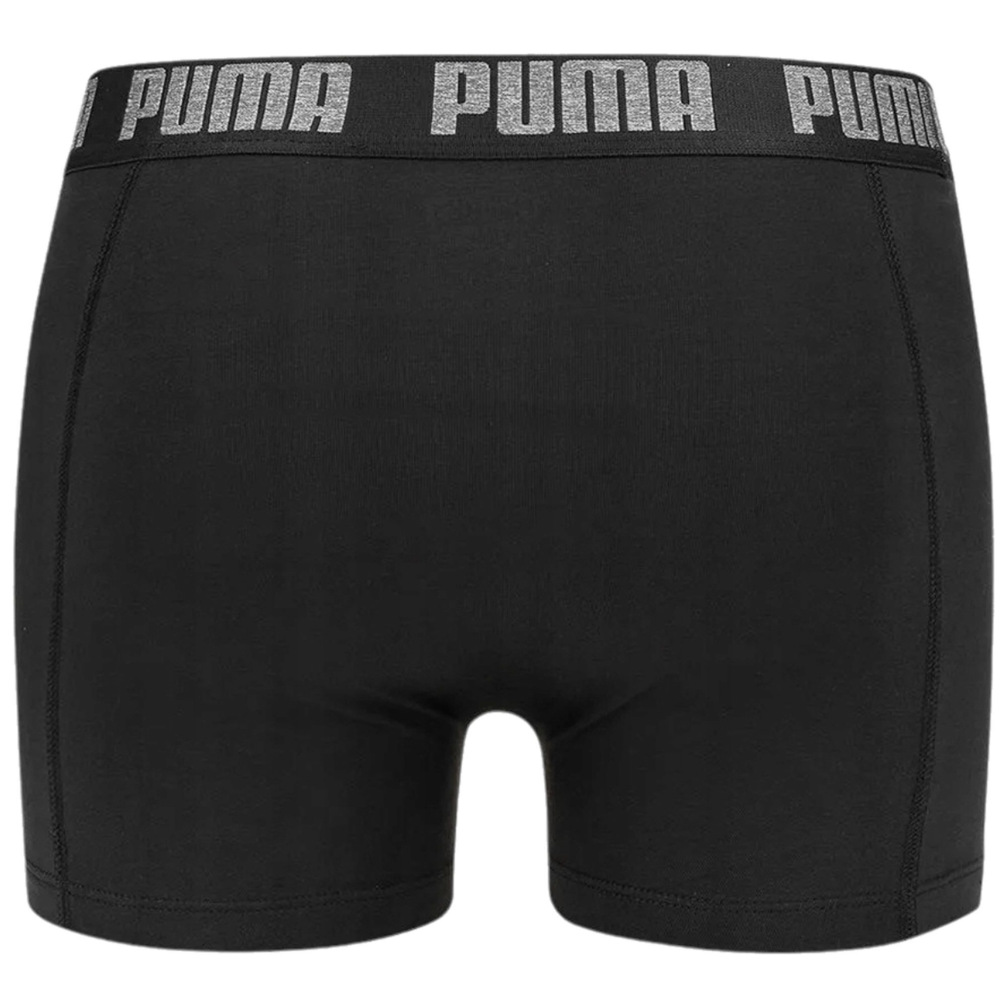 Knirpsenland Boxershorts PUMA Design Herren 6er-Pack – Baumwolle, Schwarz & Grau, Größen M–XXL (Spar-Set, 6er-Pack) mit Logo auf dem Elastikbund