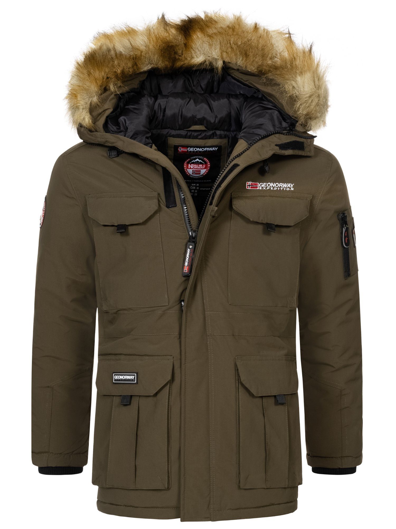 Geo Norway Winterjacke Herren Winterjacke Parka günstig online kaufen