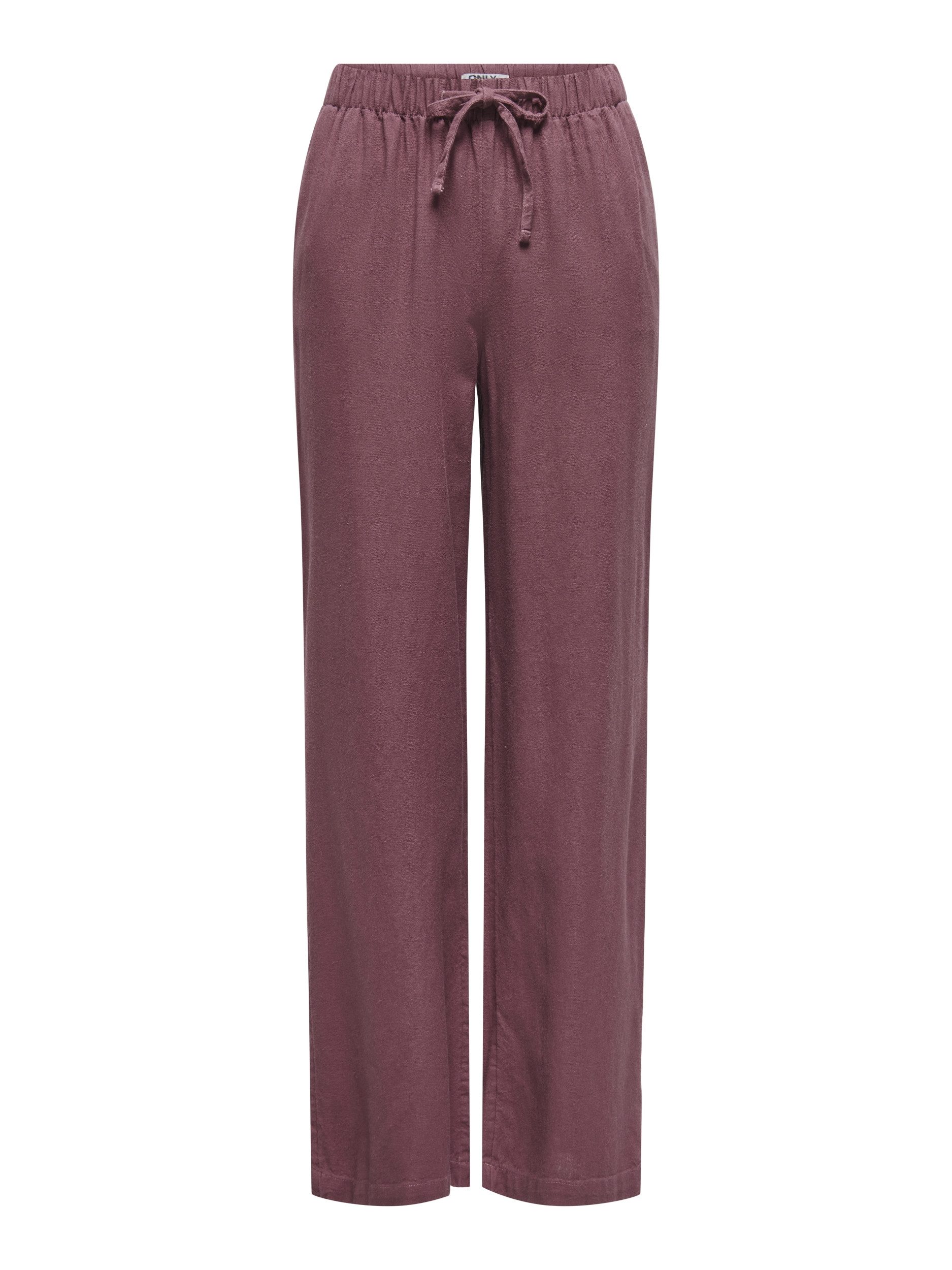 Schlupfhose ONLGOA MW LINEN BL PULL-UP PANT CC PNT