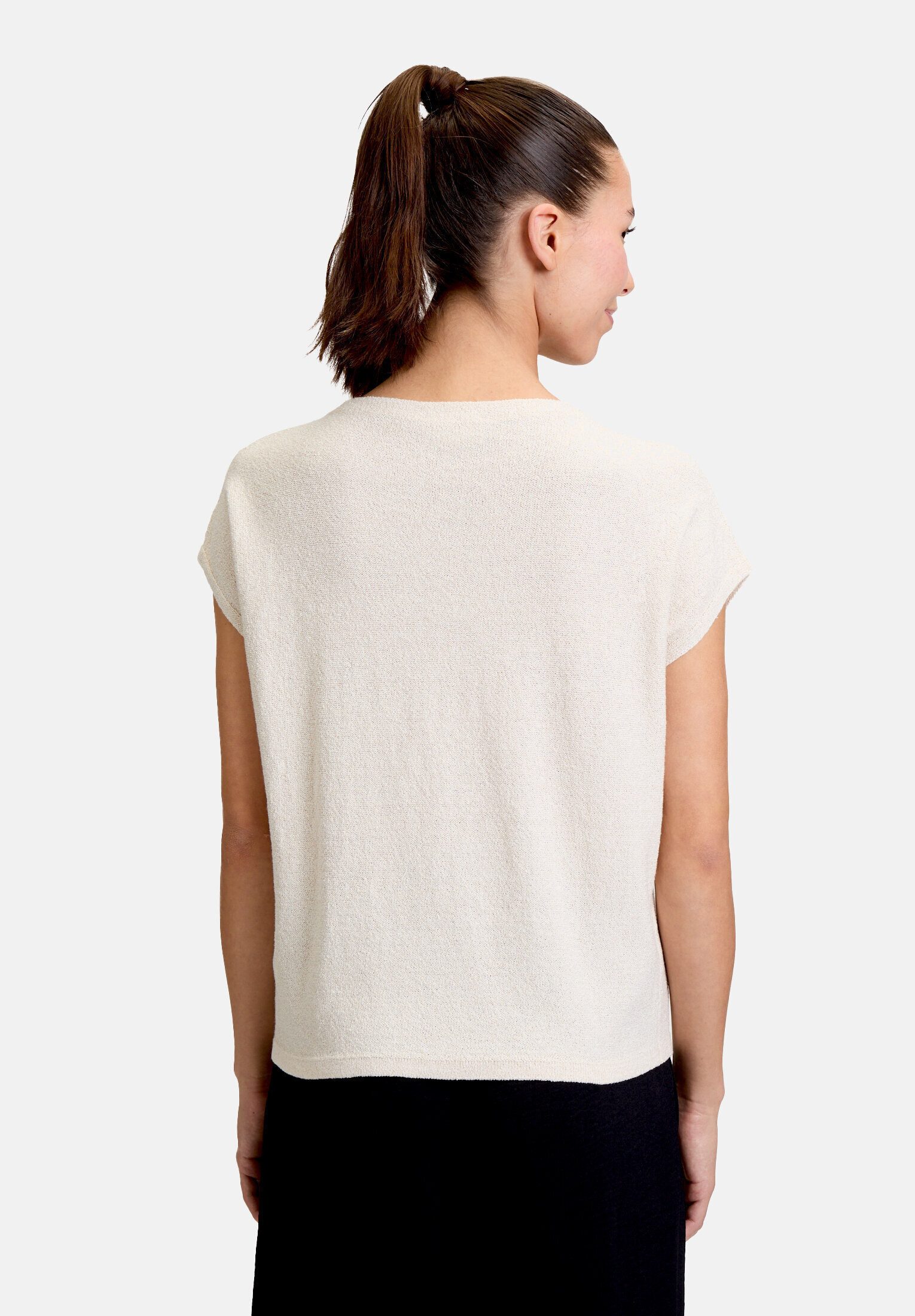 Cartoon Kurzarmshirt Damen kurzarm (1-tlg) Material