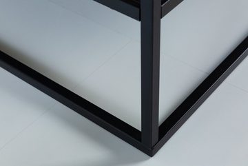 riess-ambiente Couchtisch APARTMENT 70cm natur / schwarz (Einzelartikel, 1-St), Wohnzimmer · Massivholz · eckig · Fach · Metall · Eiche · Industrial