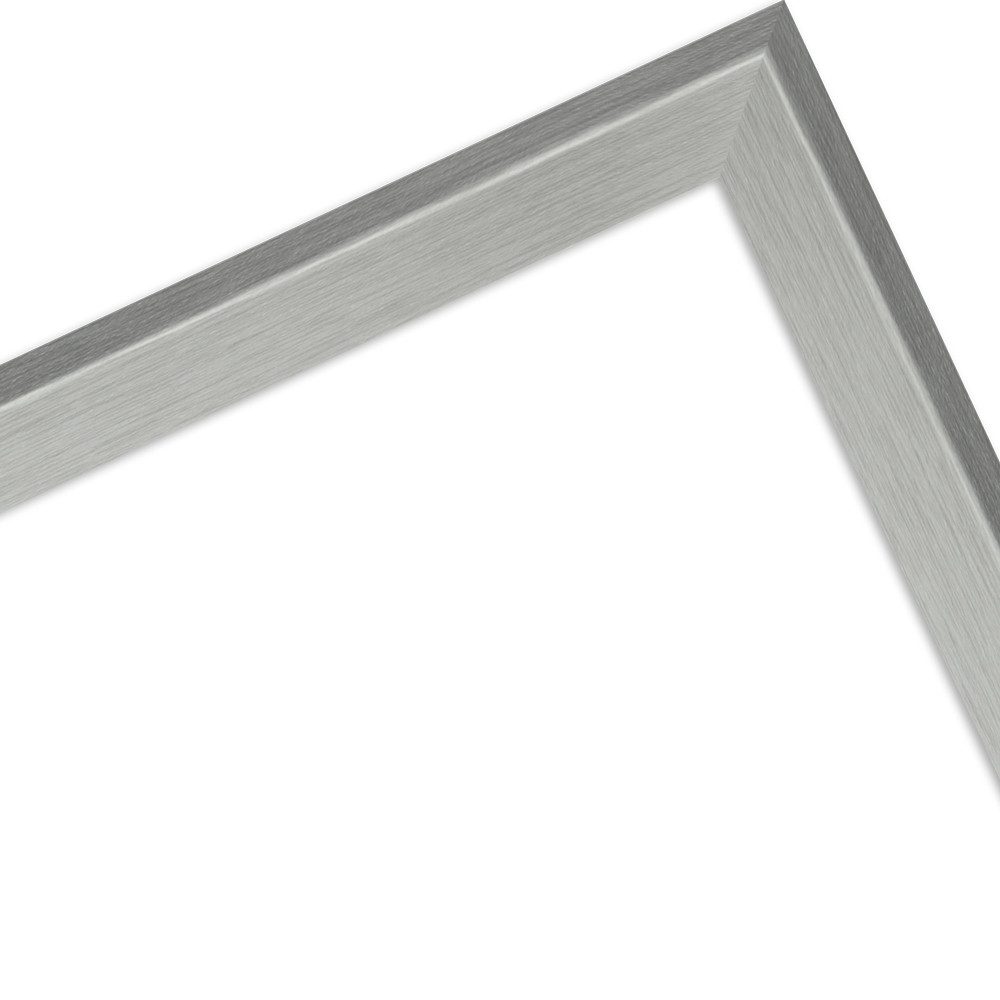 WANDStyle Bilderrahmen H790, Silber, aus Massivholz im Vintage Stil