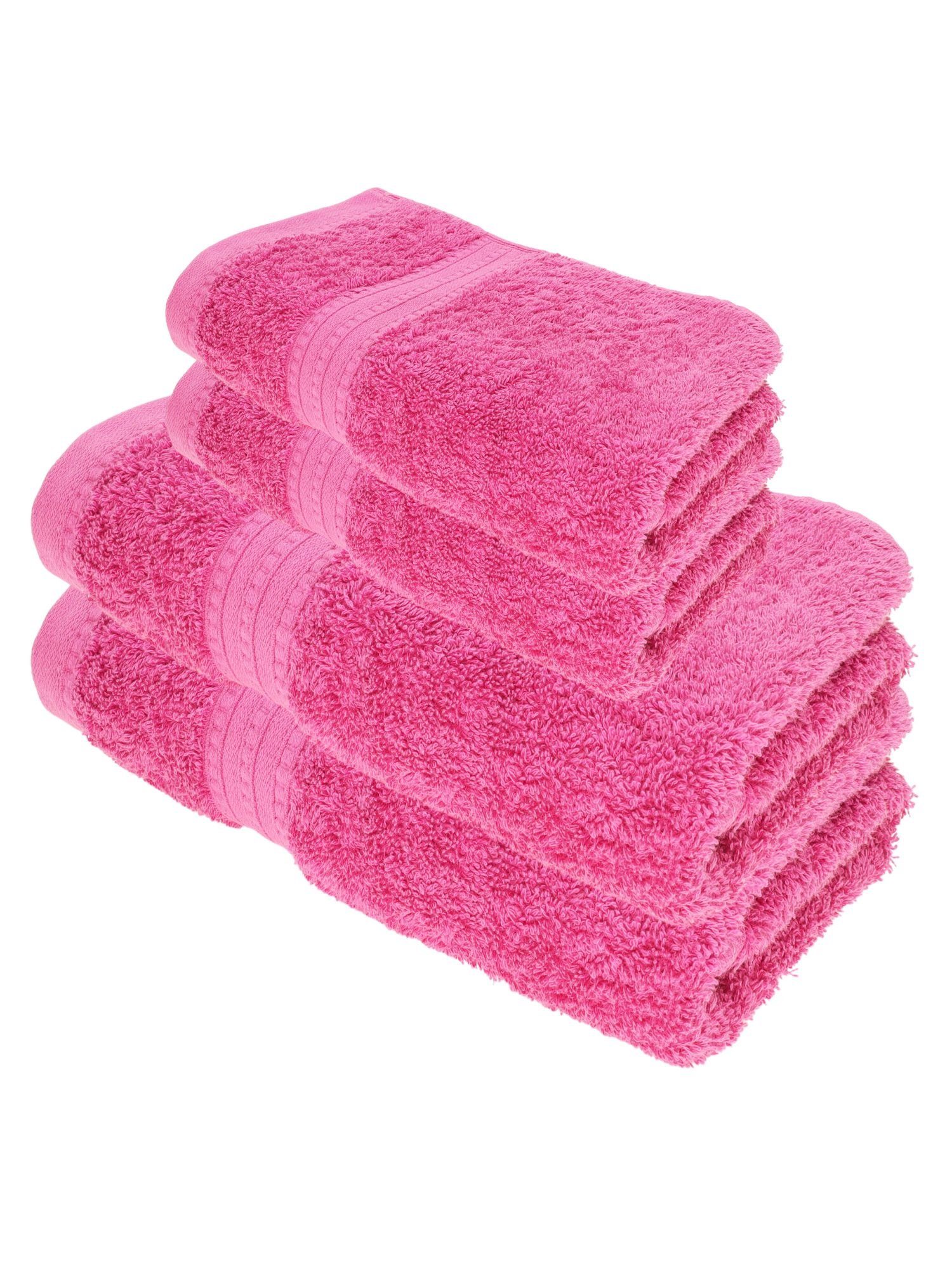 Julie Julsen Handtücher 4-Handtücher-Pink, Bio-Baumwolle (4-St) günstig online kaufen