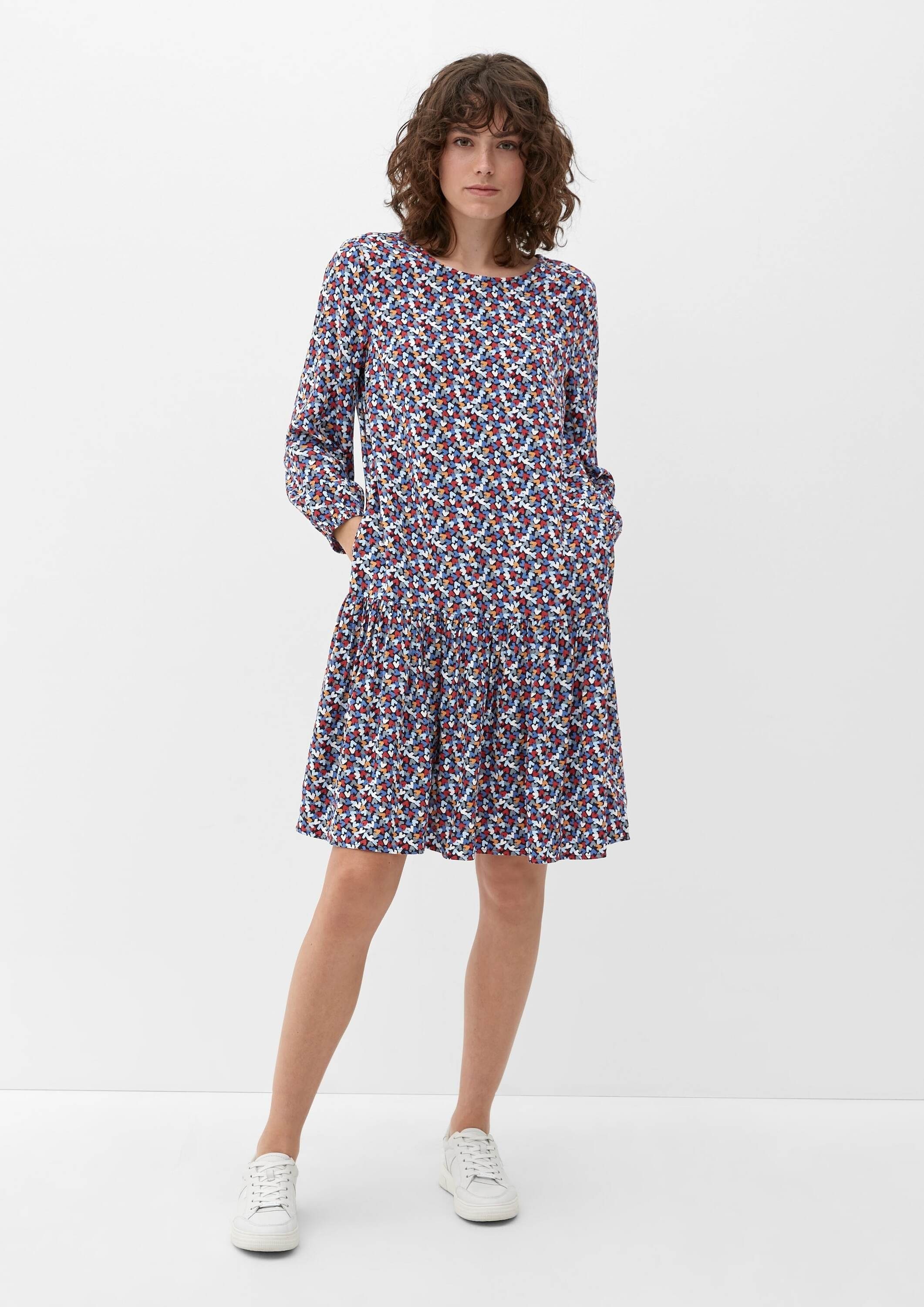 s.Oliver Sommerkleid (1-tlg) Volant