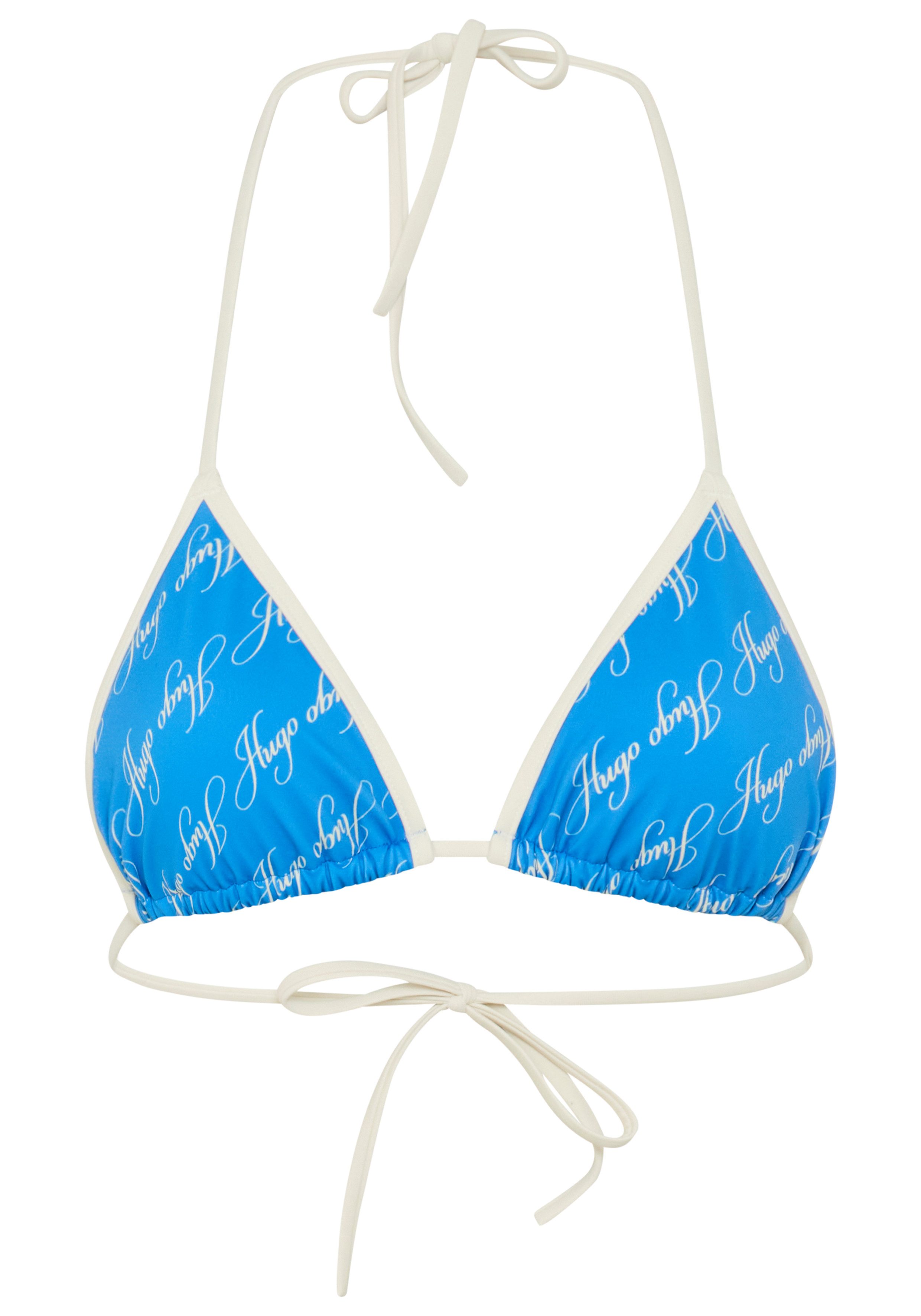 HUGO Triangel-Bikini-Top MONOGRAM