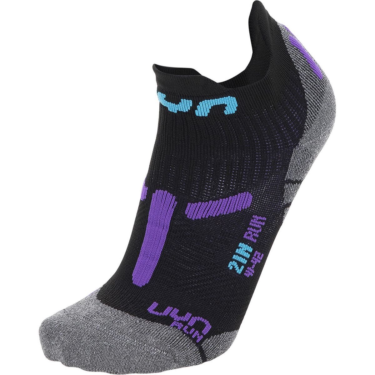 UYN Sportsocken Woman Run 2IN Socks Atmungsaktive Laufsocken mit Doppelschichtsystem für Komfort und
