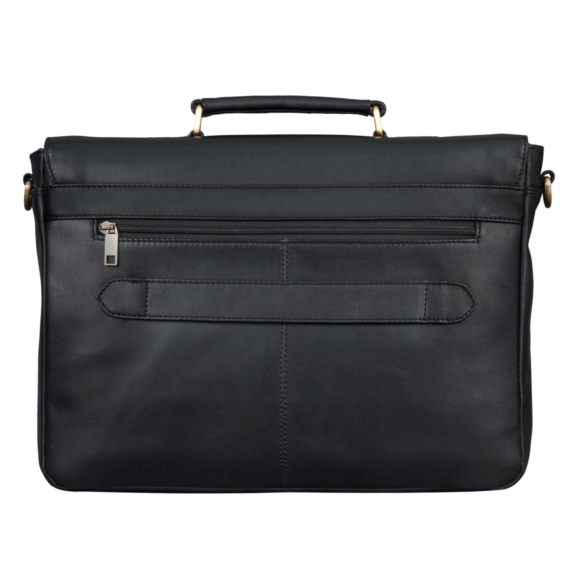 Benthill Aktentasche Echt Leder Laptoptasche Notebooktasche Umhängetasche Aktentasche Groß, Schultergurt / Umhängegurt Reißverschlussfach