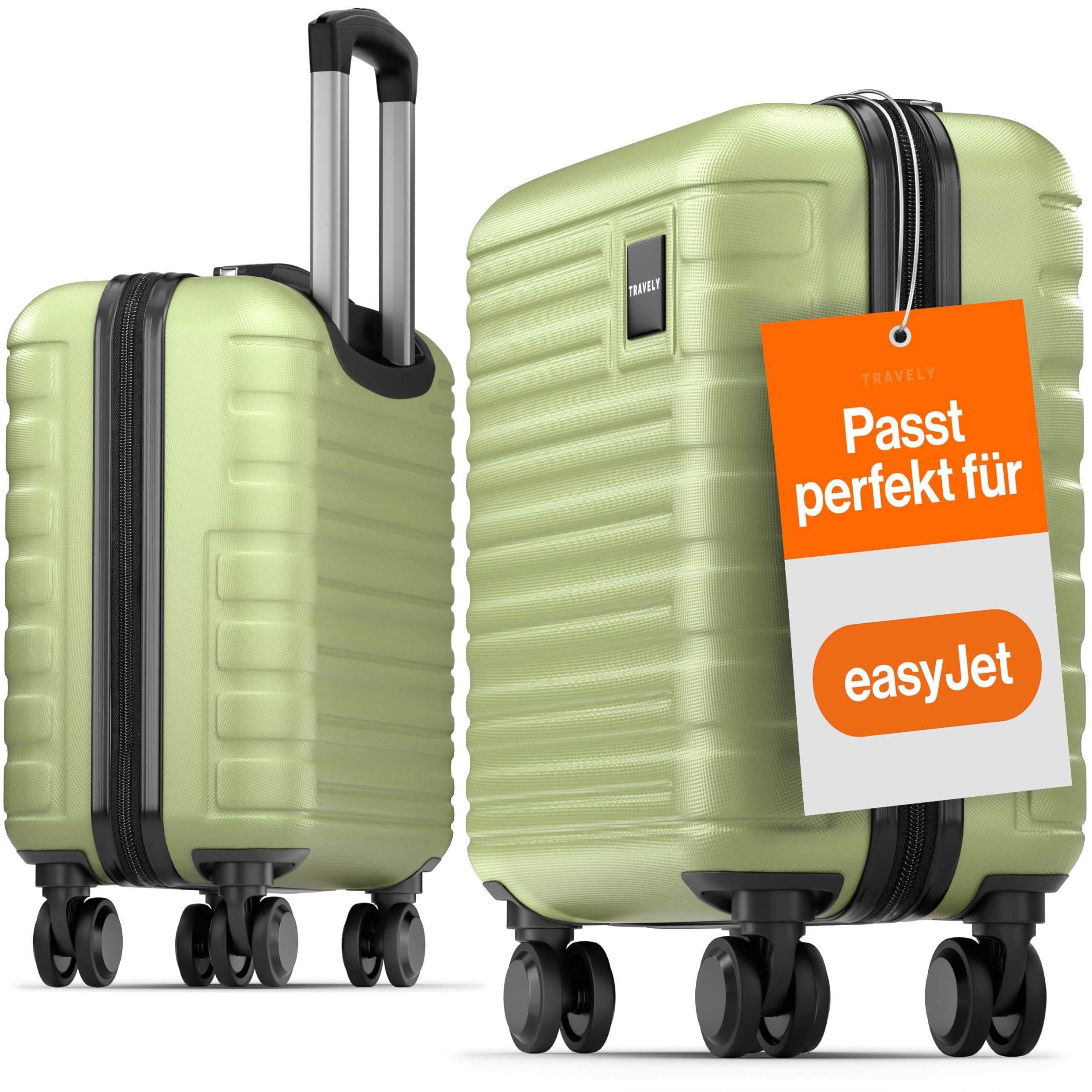 Travely Koffer Polycarbonat Handgepäck Koffer 45x36x20cm günstig online kaufen