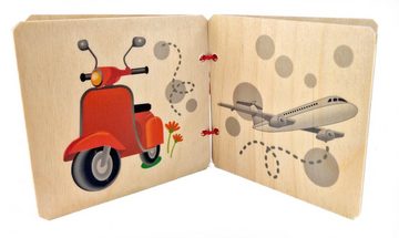 SAICO Original Stoffbuch Bilderbuch Fahrzeuge, Autos