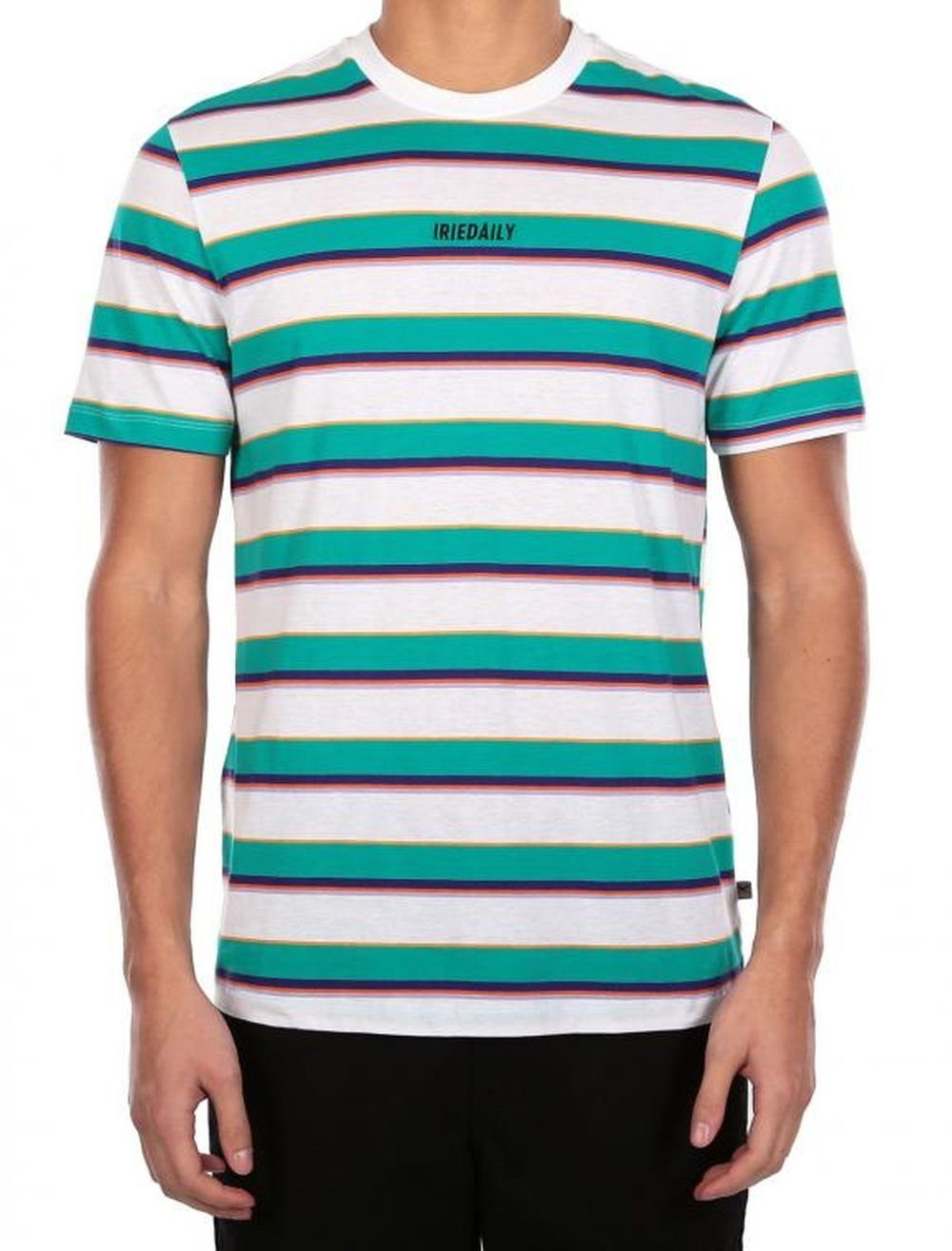 T-Shirt teal Stripe Tee Iriedaily T-Shirt Tony iriedaily