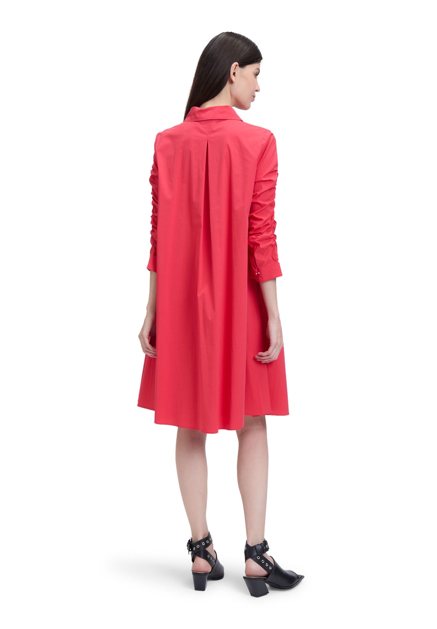 Cartoon Blusenkleid Damen mit Taschen Form