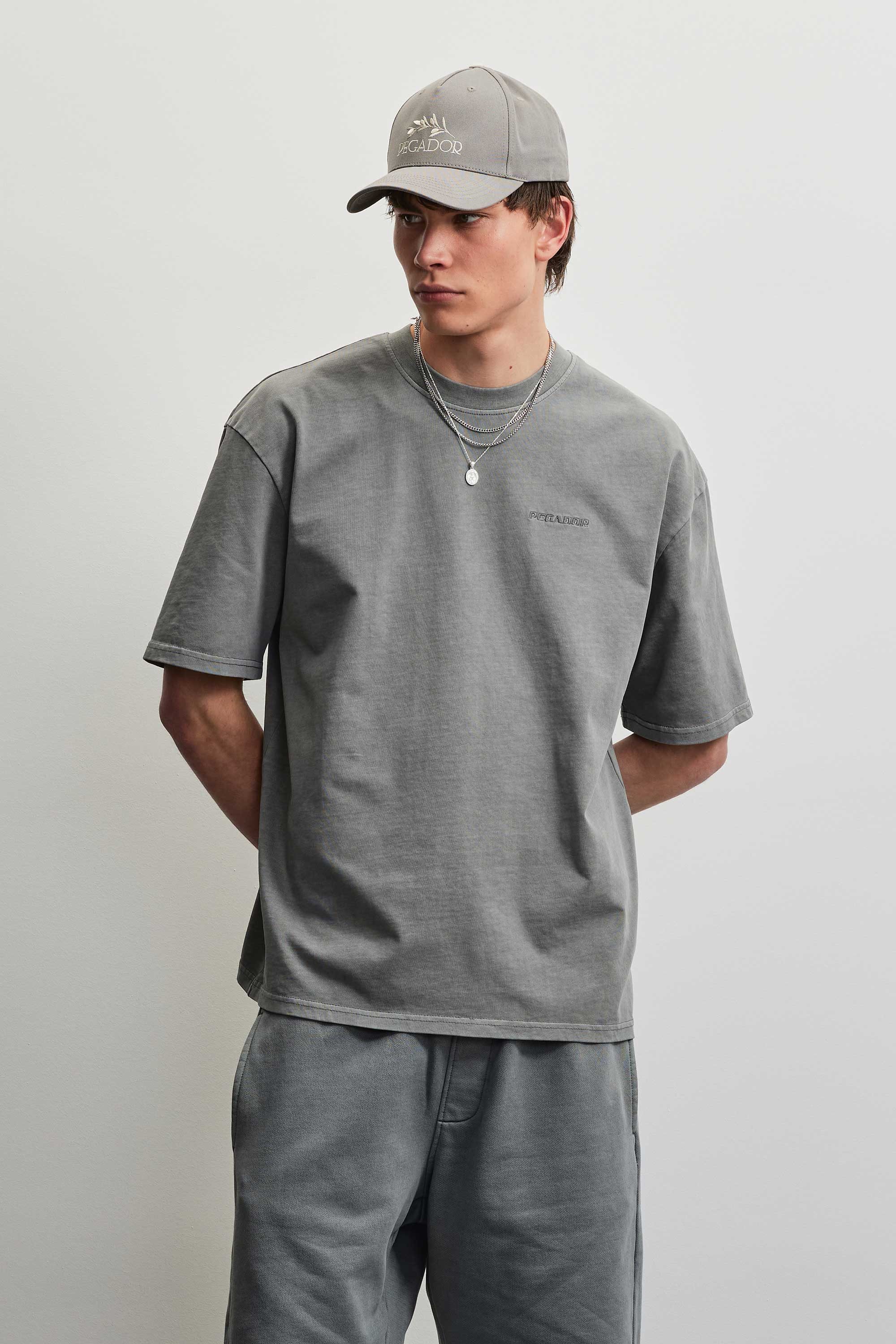 PEGADOR T-Shirt LOGO OVERSIZED TEE Baumwolle, oversize