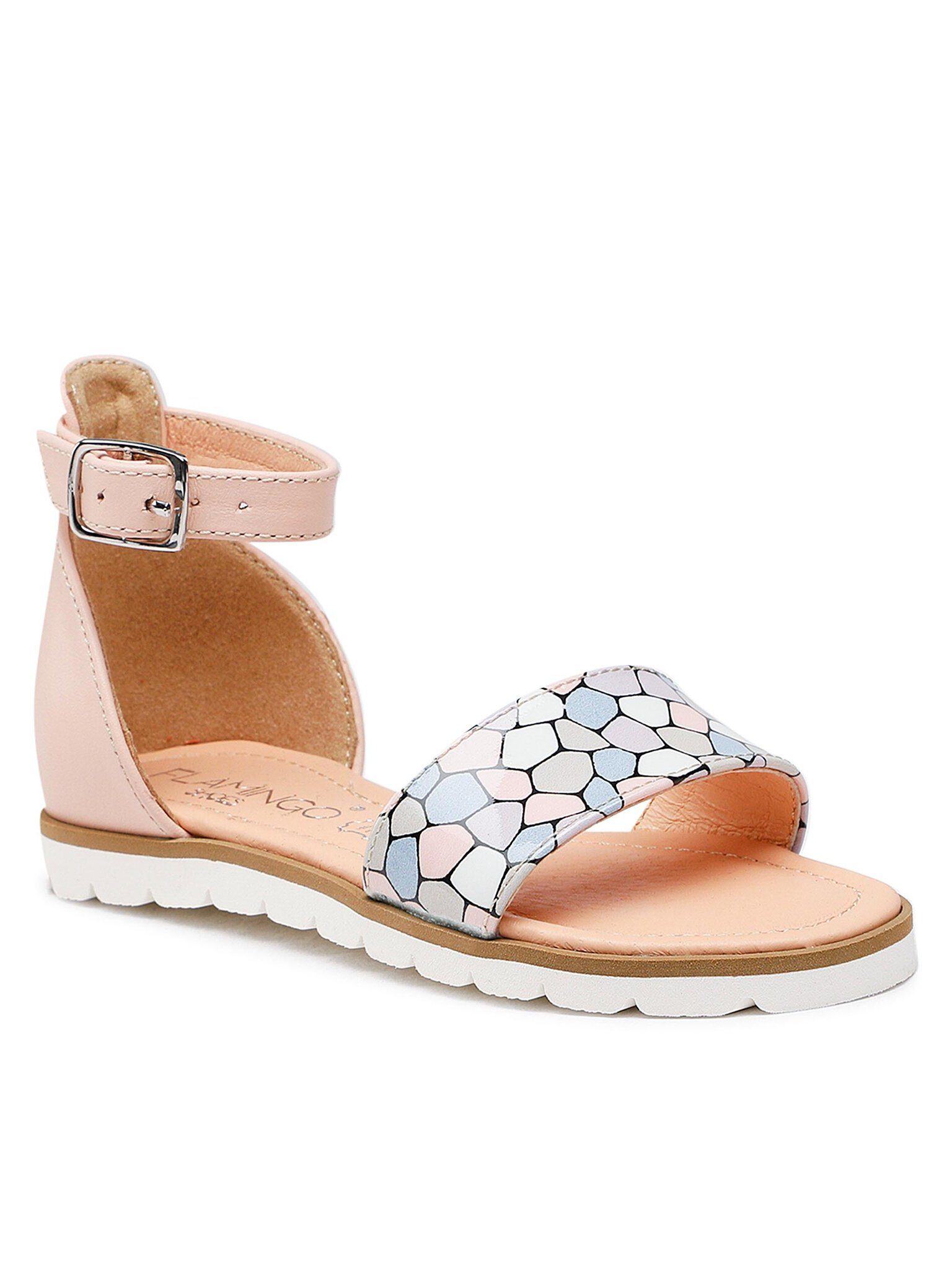 Flamingo Sandalen F04500-P Mix/Pink Sandale