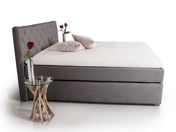 Moebel-Eins Boxspringbett PREMIUM Boxspringbett inkl. Kopfteil, PREMIUM Boxspringbett inkl. Kopfteil