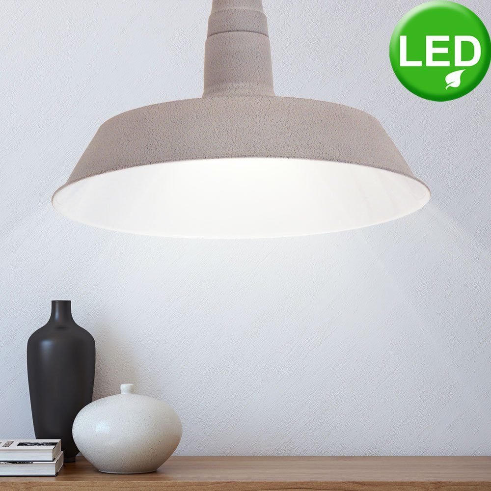 etc-shop LED Pendelleuchte, Leuchtmittel inklusive, Warmweiß, Hänge Leuchte Pendel Lampe Beleuchtung E27 im Set inklusive 9 Watt LED