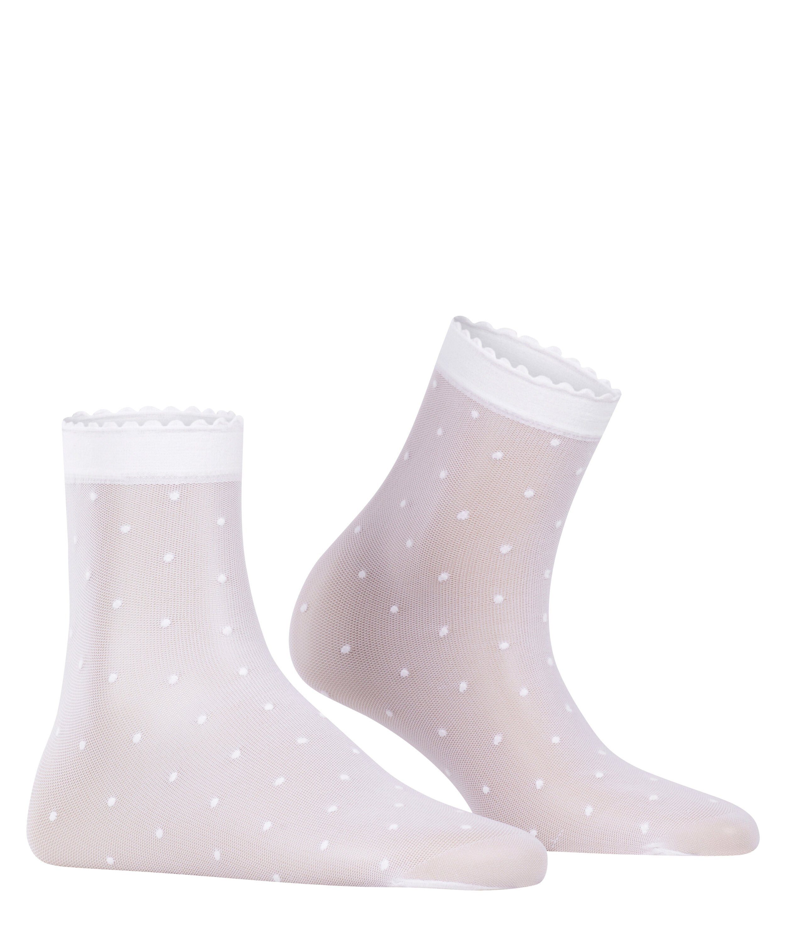 FALKE Feinsöckchen Dot Söckchen mit feinen Pünktchen (1-Paar) mit feinen Pünktchen