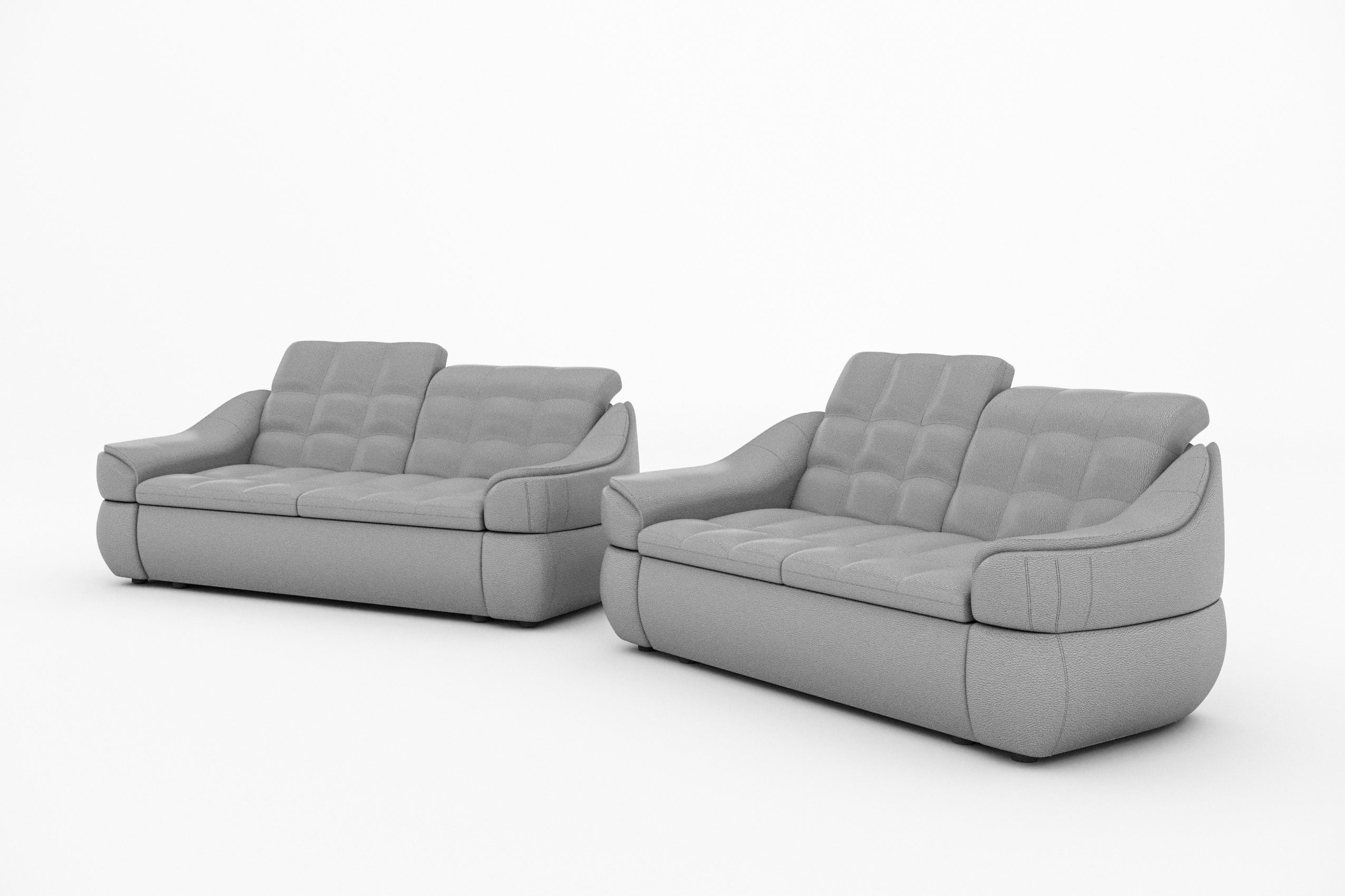 Stylefy Polstergarnitur Alisa, (Set Design, 2,5-Sitzer Modern und in aus bestehend Sofa, 2-Sitzer Sofa made (2-tlg), Europa