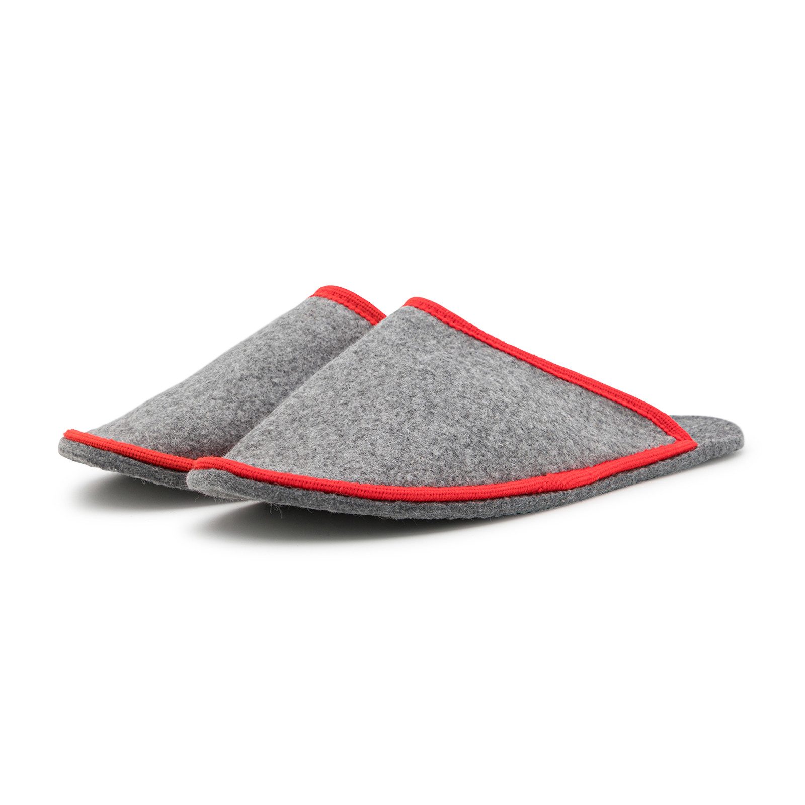 Pantoffelmann Gästepantoffel Walkfilz ABS-Sohle Herren Damen Hausschuh Filzpantoffel Pantoffel (1 Paar) Filzpantoffeln, Gästepantoffel besonders leicht