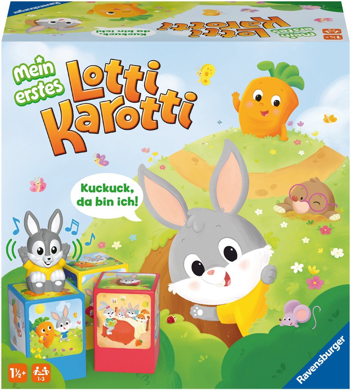 Ravensburger Spiel Mein erstes Lotti Karotti, Kleinkinderspiel, Made in Europe