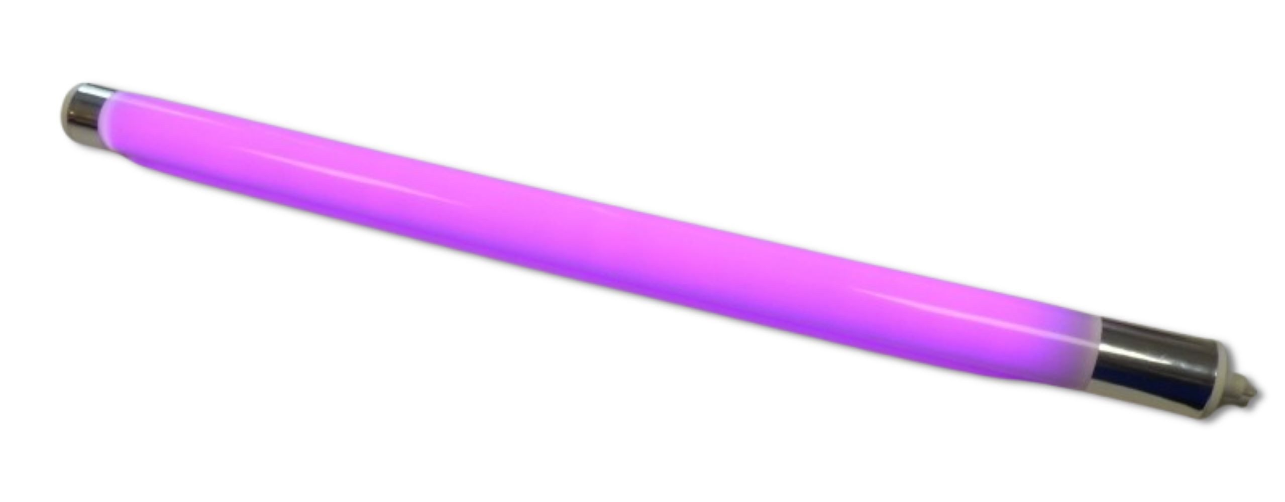XENON LED Wandleuchte 5293 LED VISION LS matt 24 Watt Ø38mm 153cm IP20 violett weißem Kabel, LED, Xenon / Violett