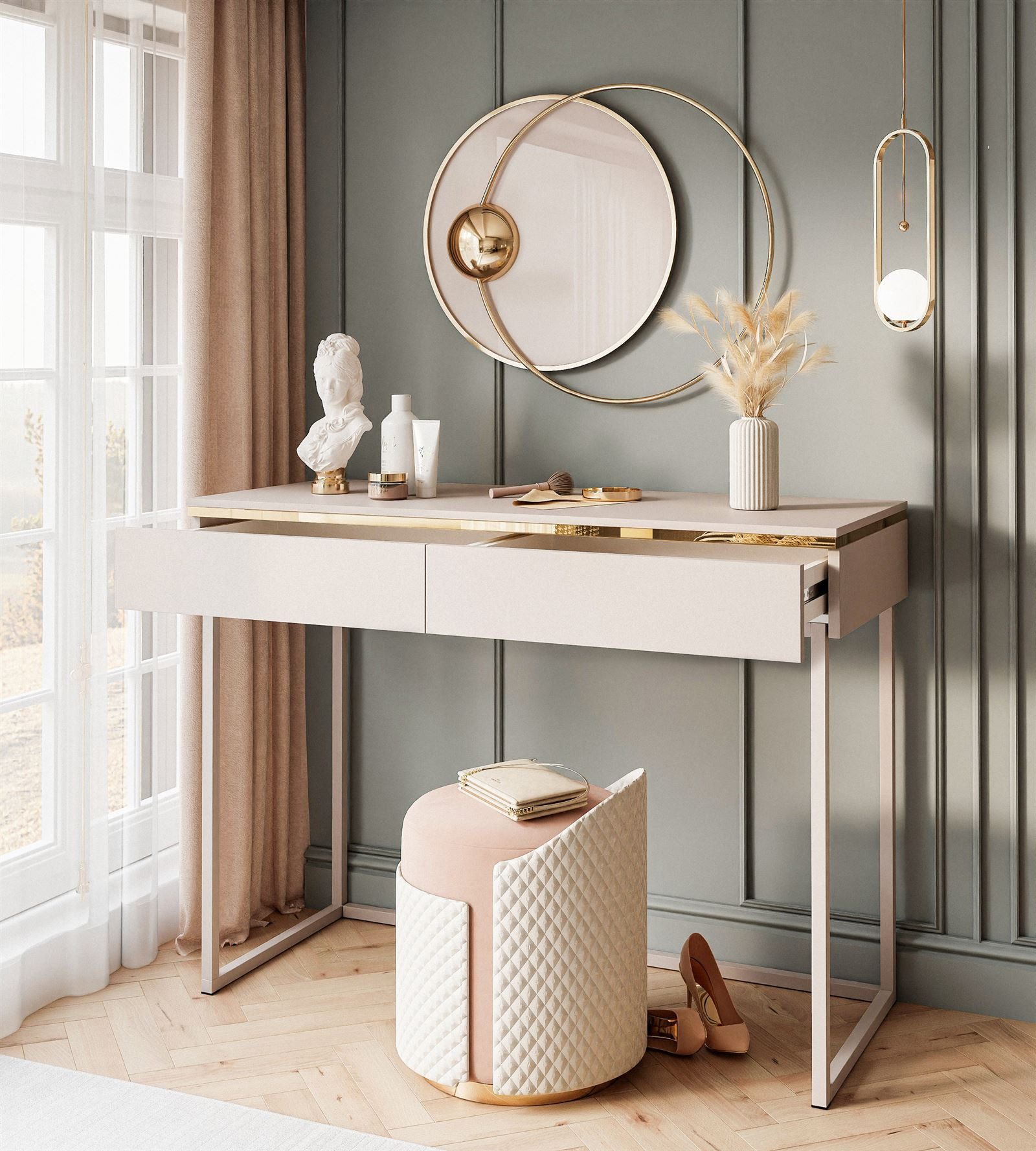 Lookway Schminktisch AURORA KASCHMIR auf Gestell