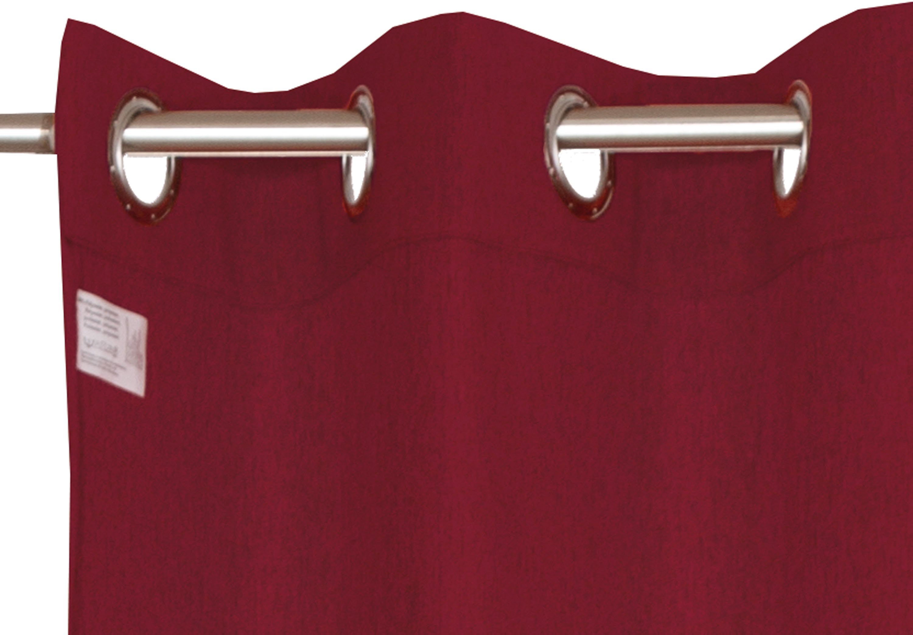 Esprit Vorhang Harp (1 St), Ösen, blickdicht, in Flanelloptik