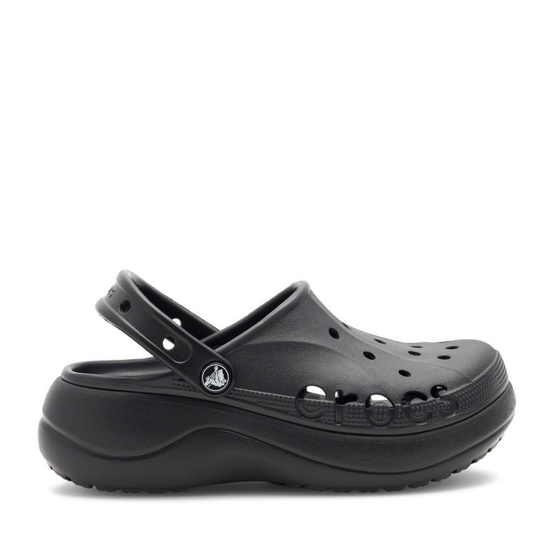 Crocs Damen-Flip-Flops, Schwarz Badepantolette