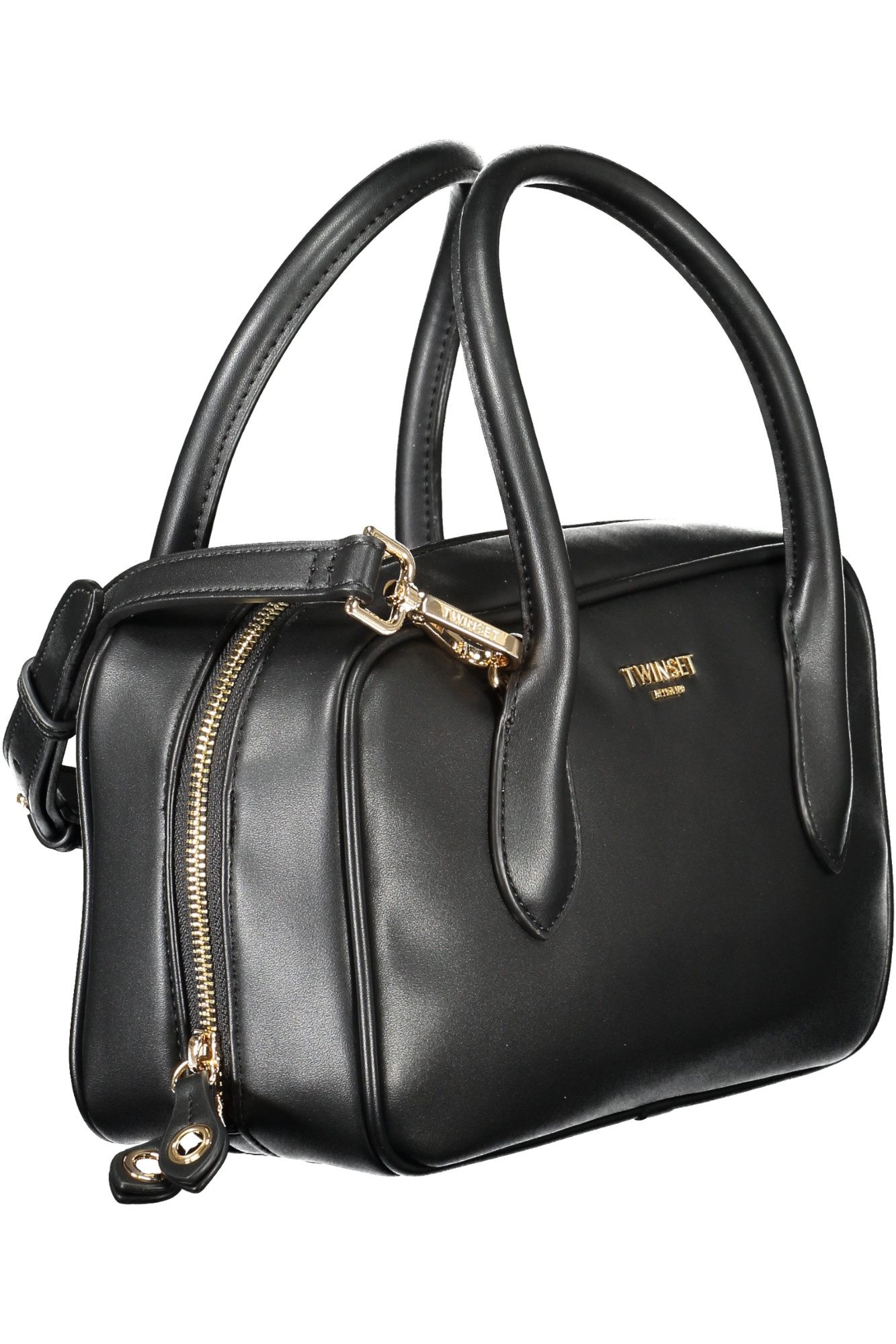 TWINSET Umhängetasche, Elegante Schwarze Damentasche mit Abnehmbarem Schultergurt