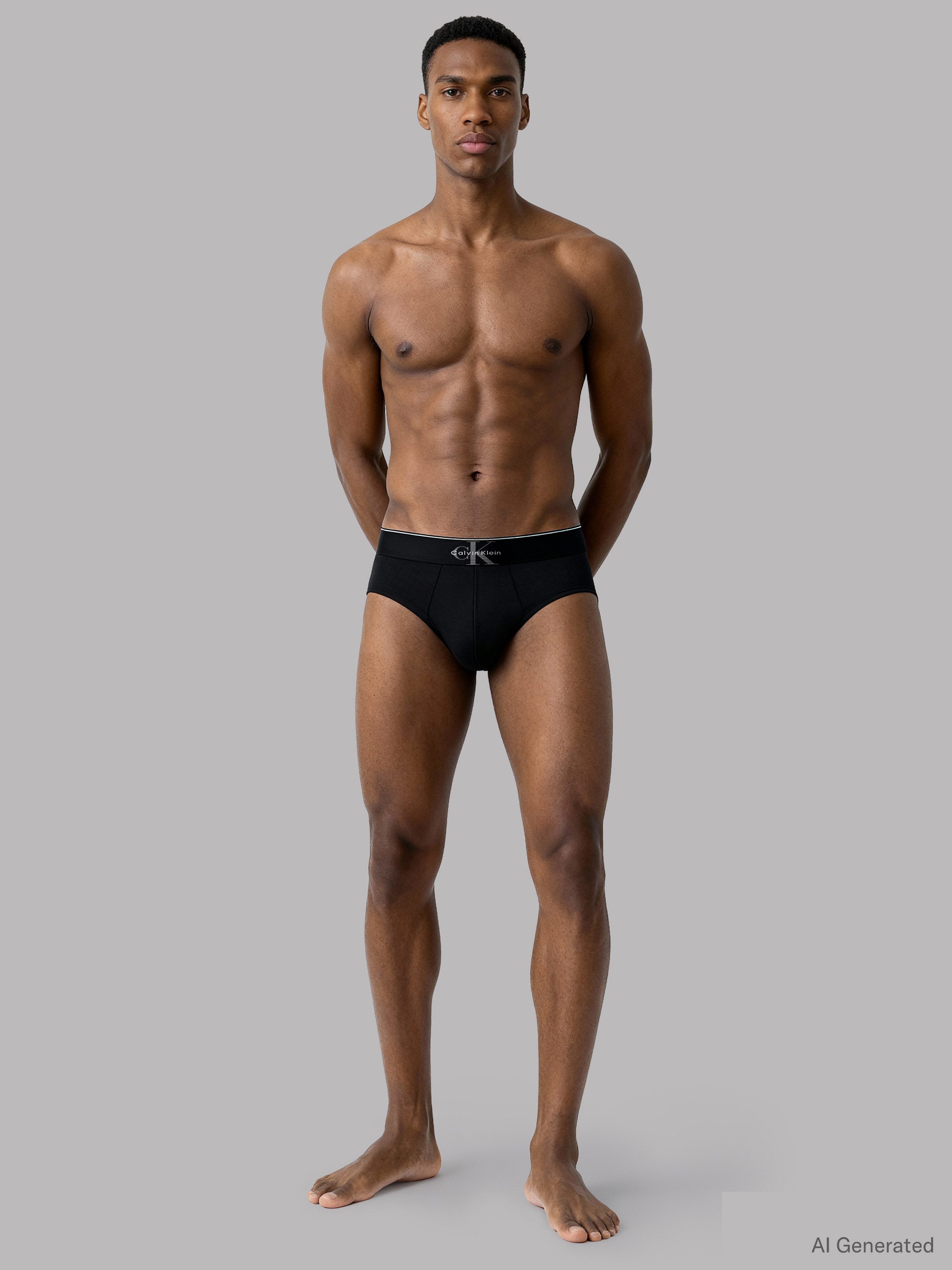 Calvin Klein Underwear Slip HIP BRIEF 3PK (Packung, 3er-Pack) Körpernahe Passform