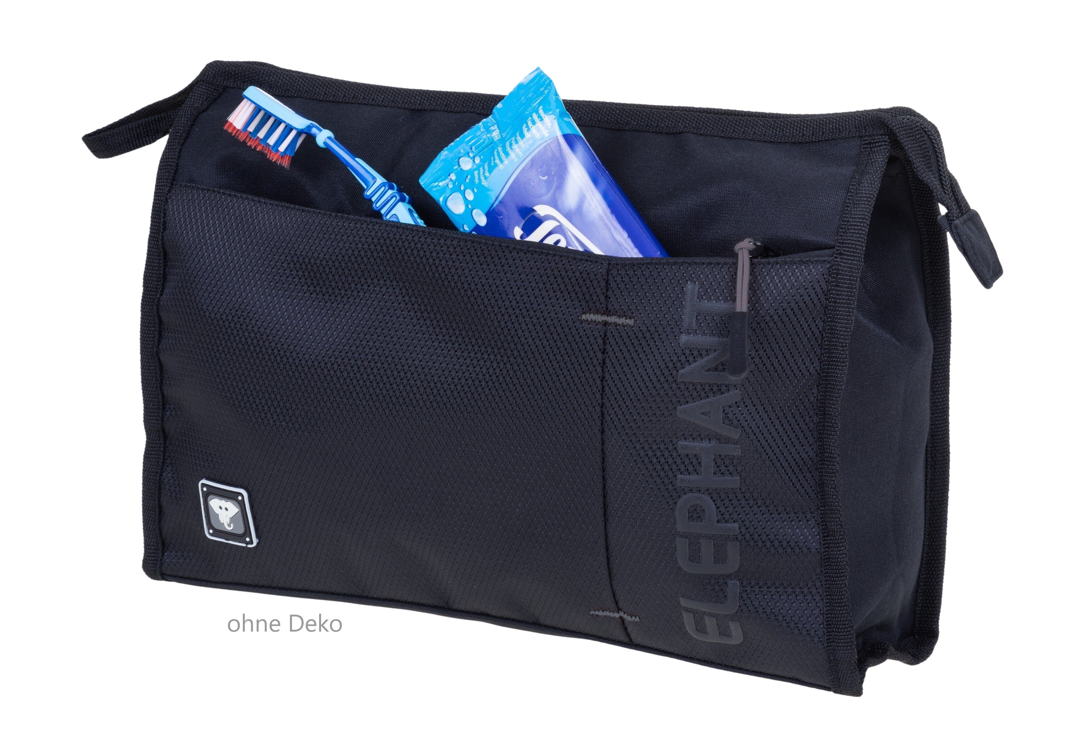 ELEPHANT Kulturbeutel groß Kulturtasche Washbag Herren Damen Kosmetiktasche, wasserabweisend Sauna Reise Sport Tasche Kosmetiktasche Dark – Bild 4 von 5