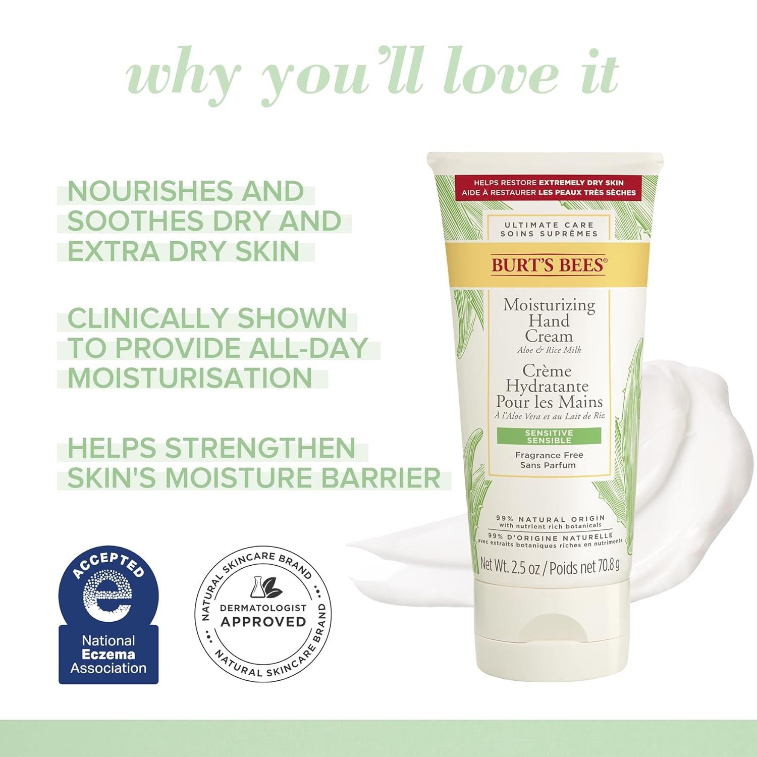 BURT'S BEES Handcreme 500435 Sensitive